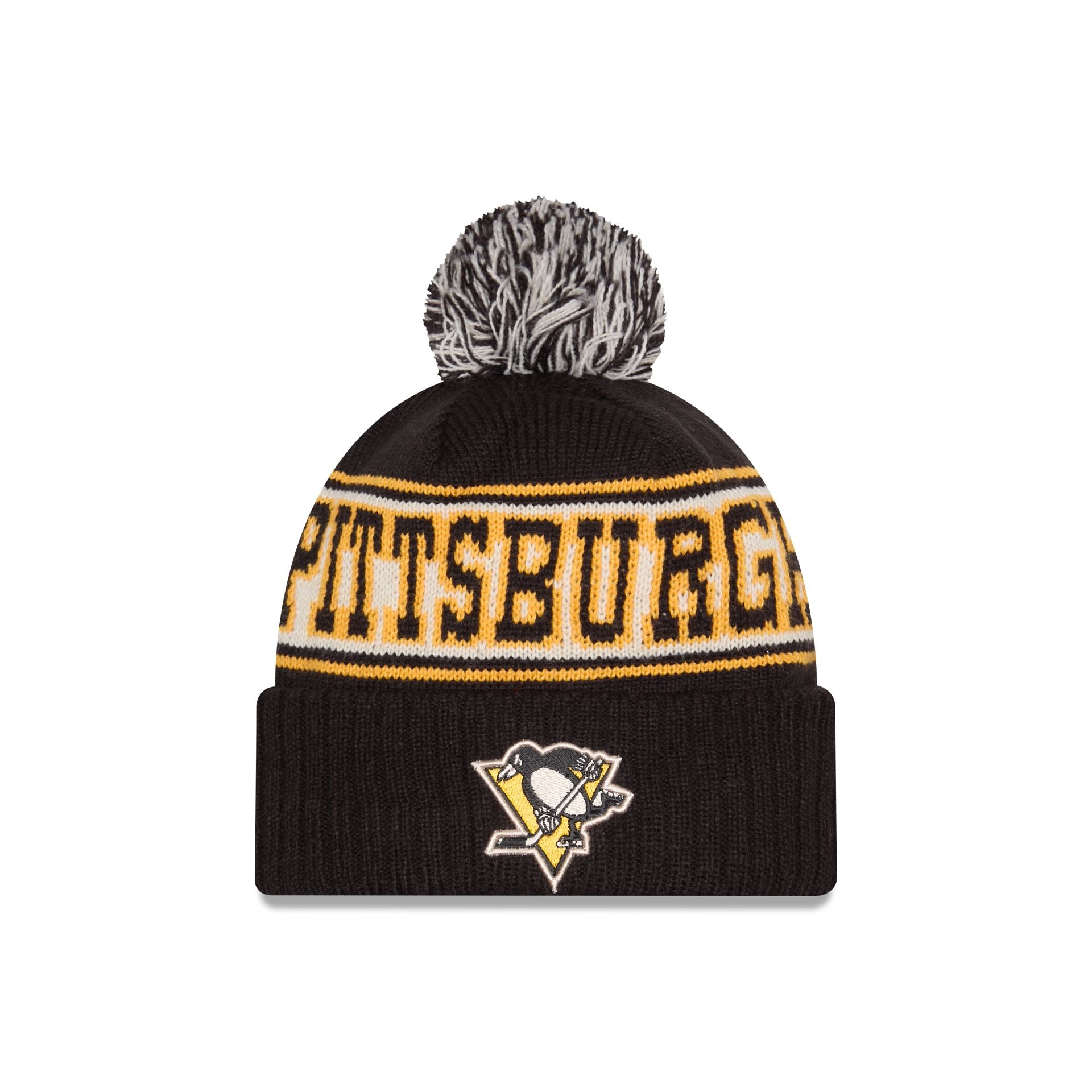 Pittsburgh Penguins Retro Pom Knit Hat – New Era Cap