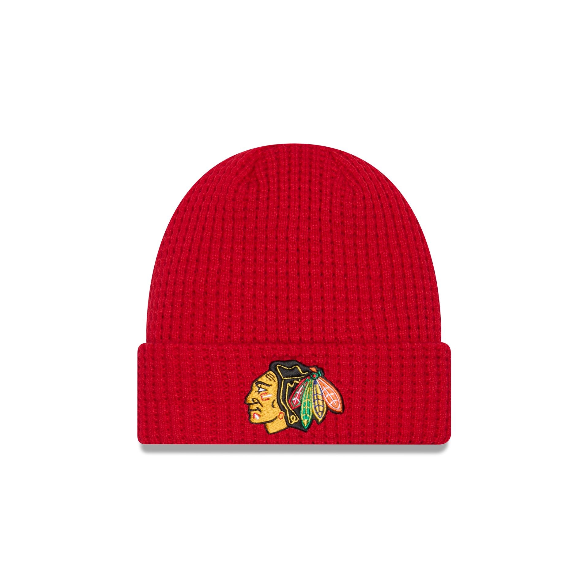 Chicago Blackhawks Waffle Knit Beanie – New Era Cap