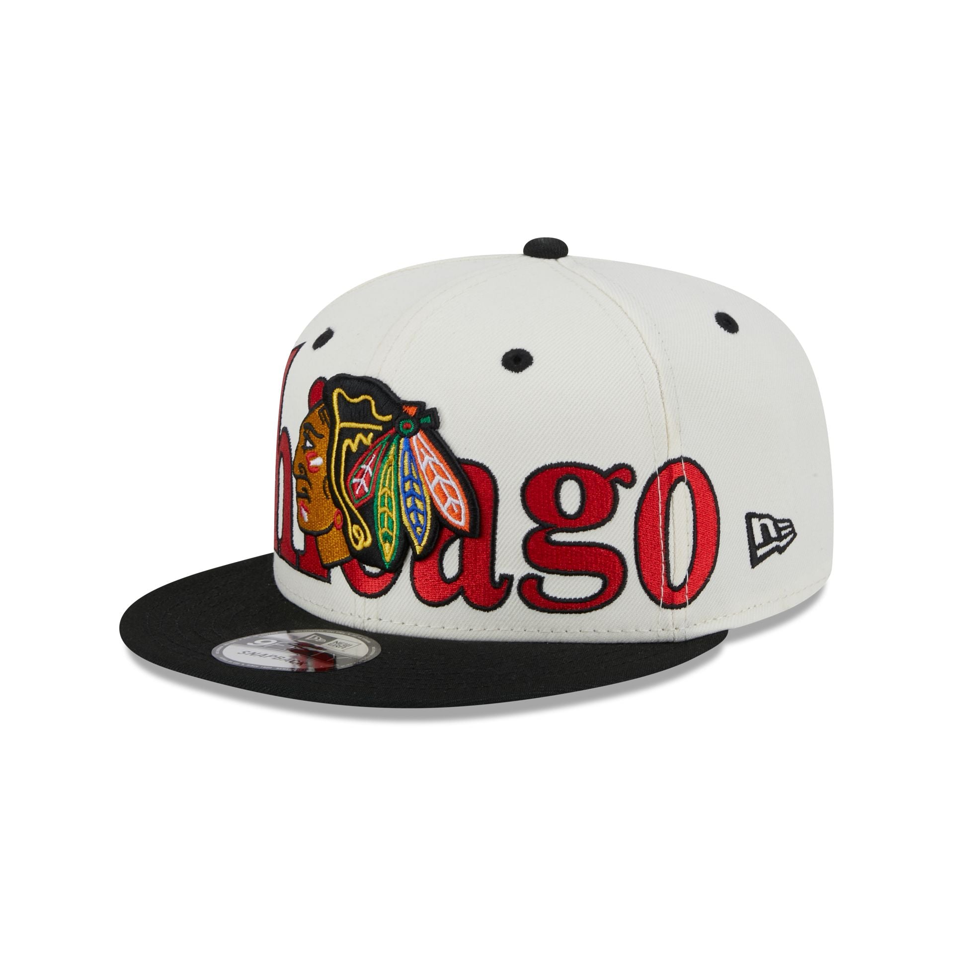 Casque Chicago Blackhawks 950 New Era - Snapback Logo Grand - Style Rétro - Occasion