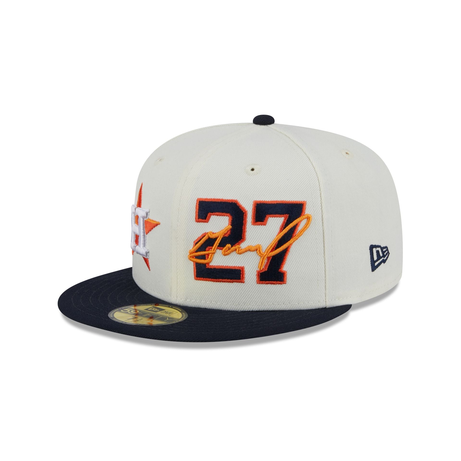 Houston Astros Jose Altuve Chrome White 59FIFTY Fitted Hat – New