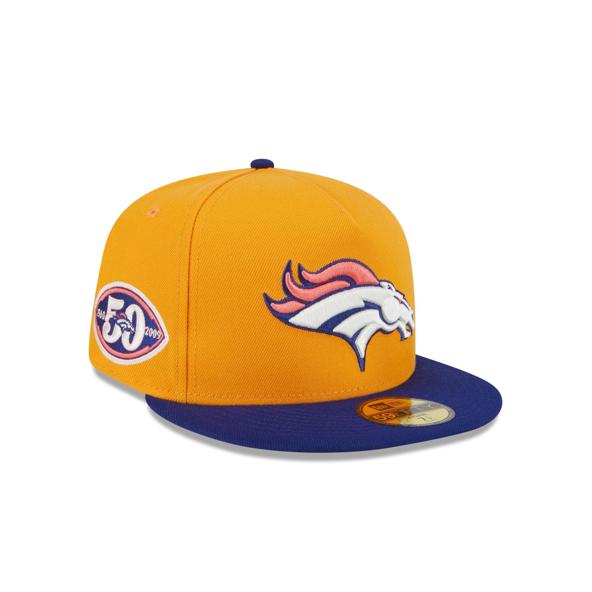 Denver Broncos Gold 59FIFTY A-Frame Fitted Hat – New Era Cap