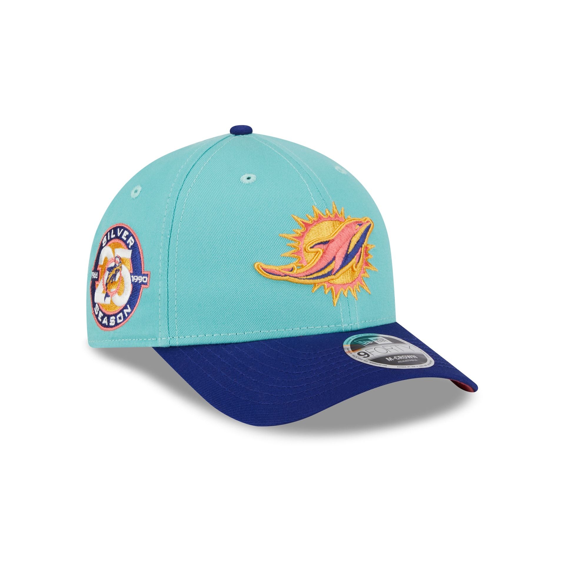 Miami Dolphins Clear Mint 9FORTY M-Crown Adjustable Hat – New Era Cap
