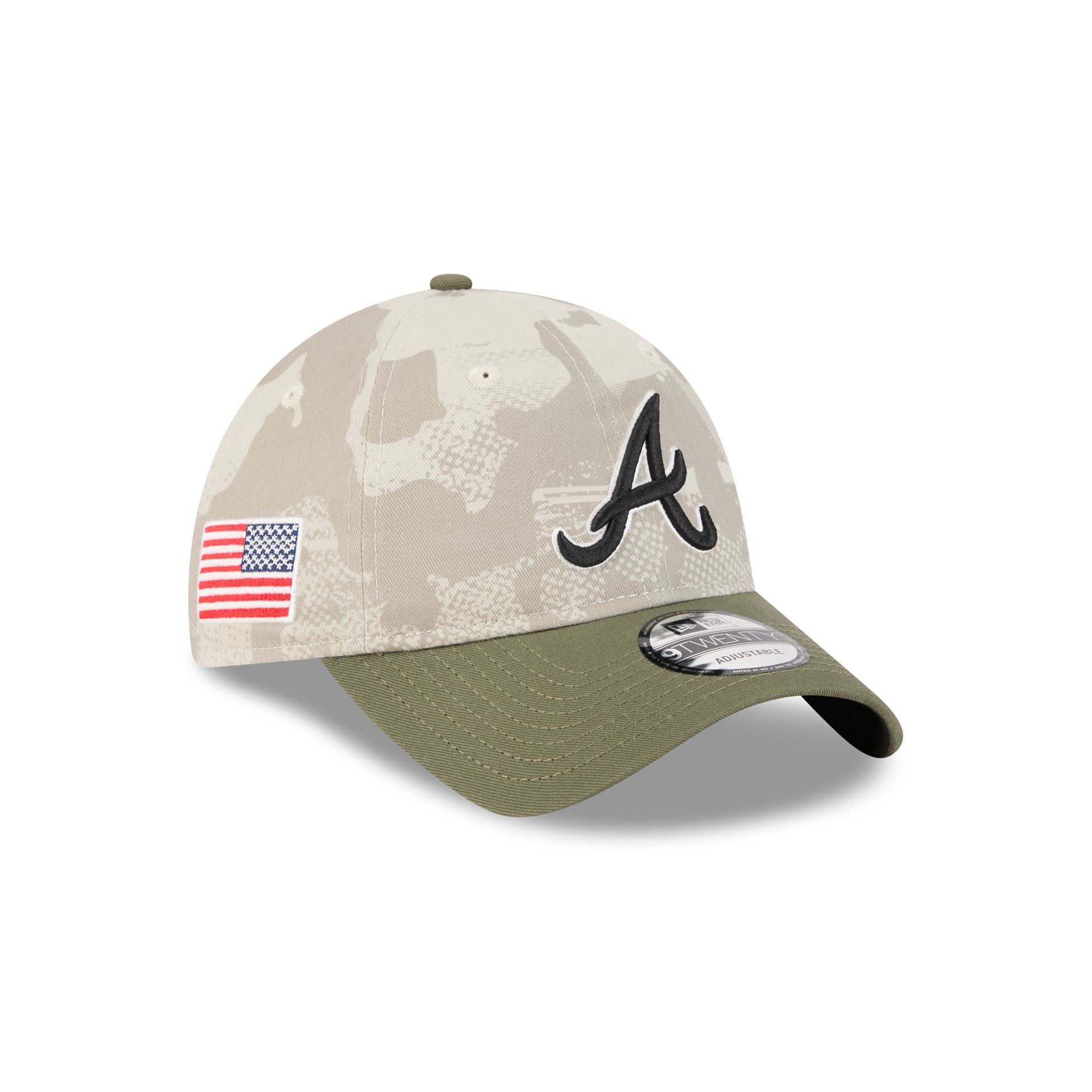 Atlanta Braves Armed Forces Day 2025 9TWENTY Adjustable Hat – New