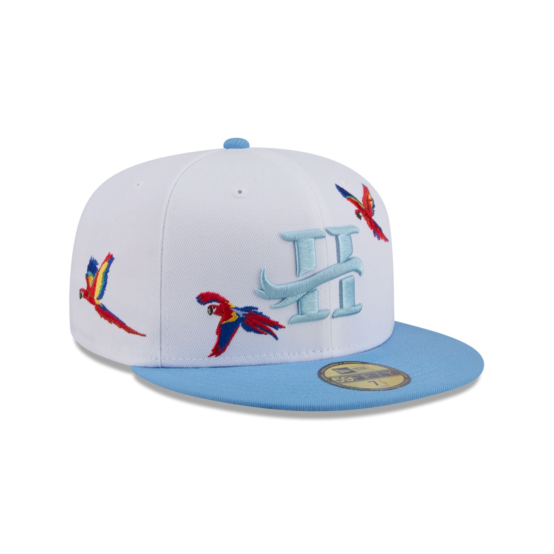 Casquette ajustée New Era Authentic Collection 59FIFTY bleu marine pour homme, Toledo Mud Hens
