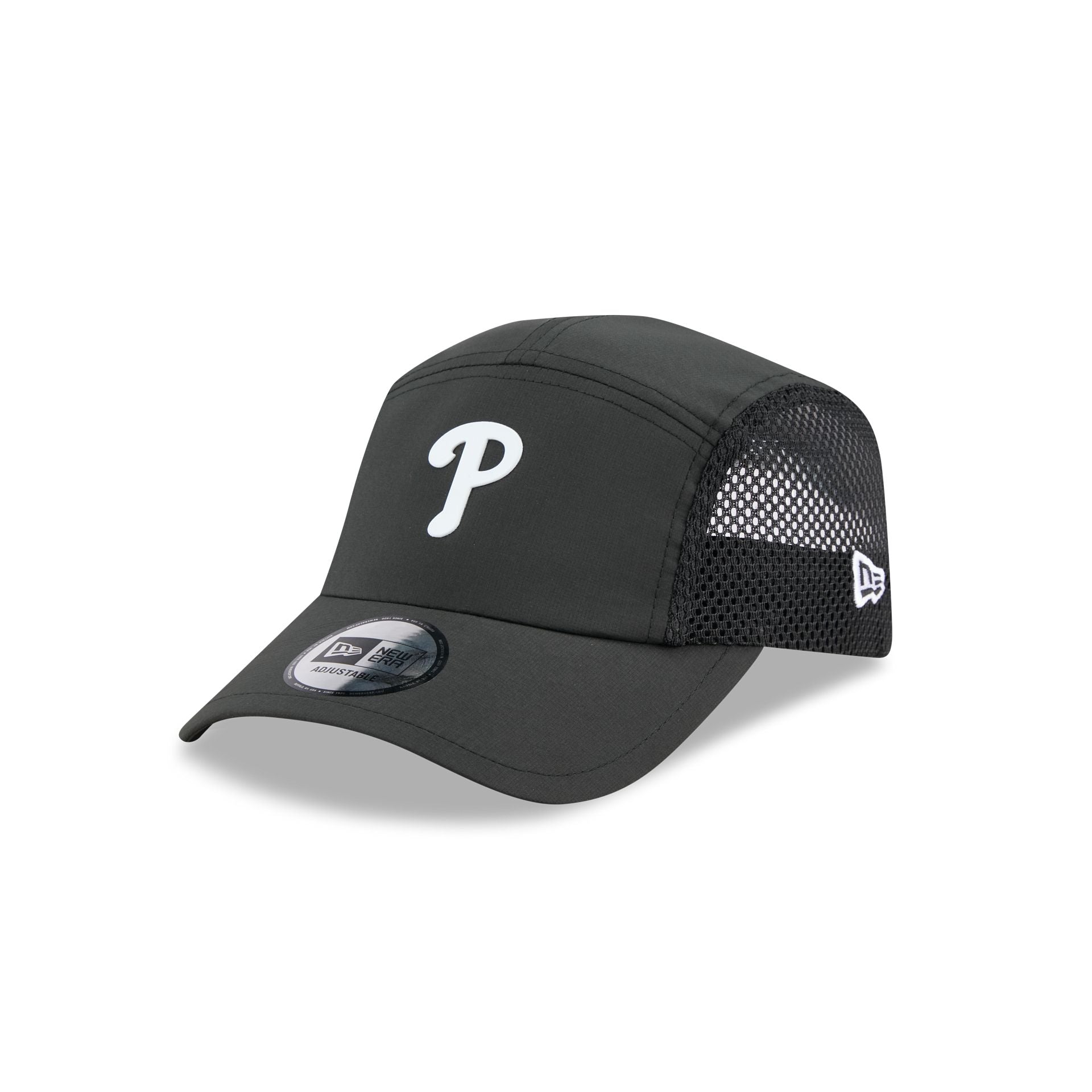 Philadelphia Phillies Black Poly Runner Adjustable Hat – New Era Cap