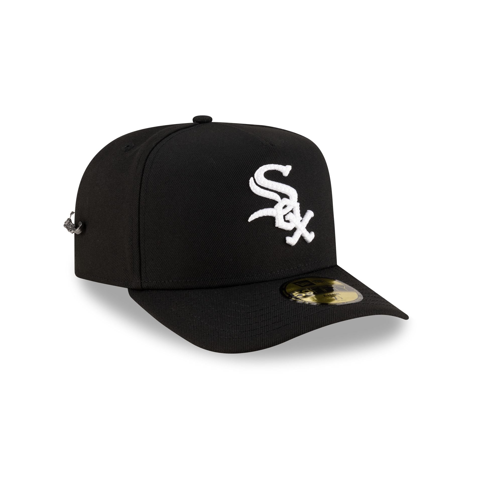 Chicago White Sox Script Safety Pin 59FIFTY A-Frame Fitted Hat