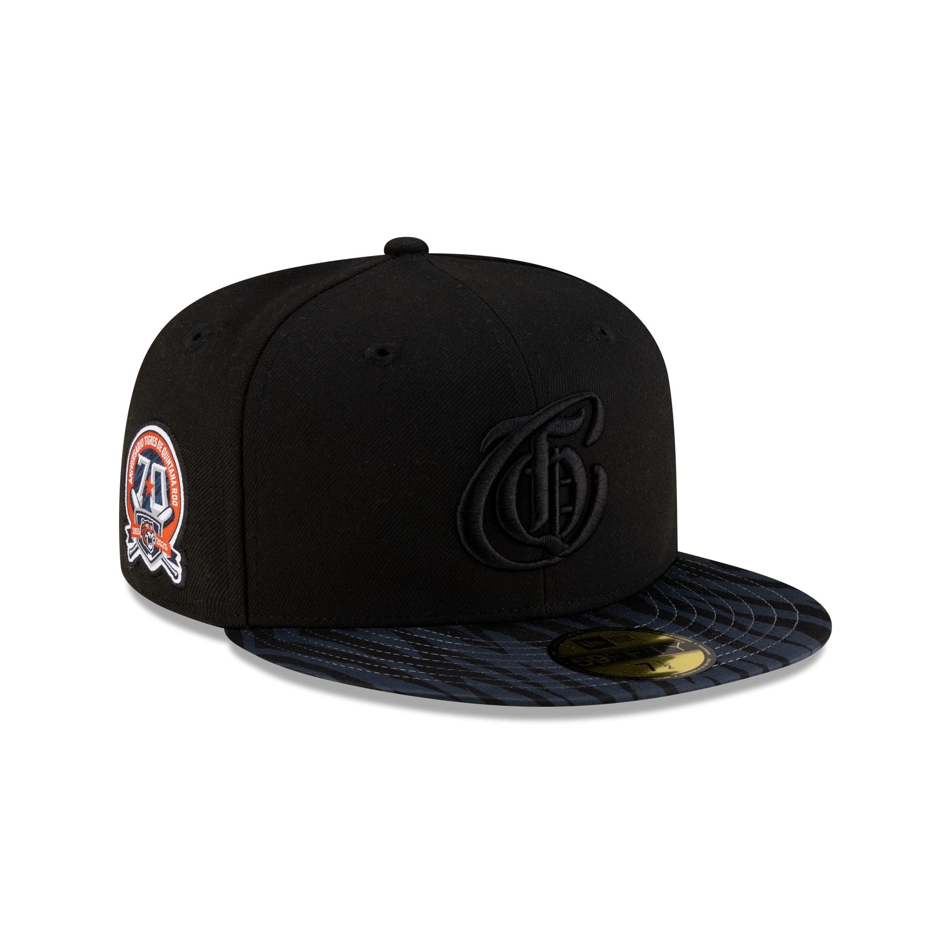Tigres de Quintana Roo LMB 100th Anniversary Alt Black 59FIFTY