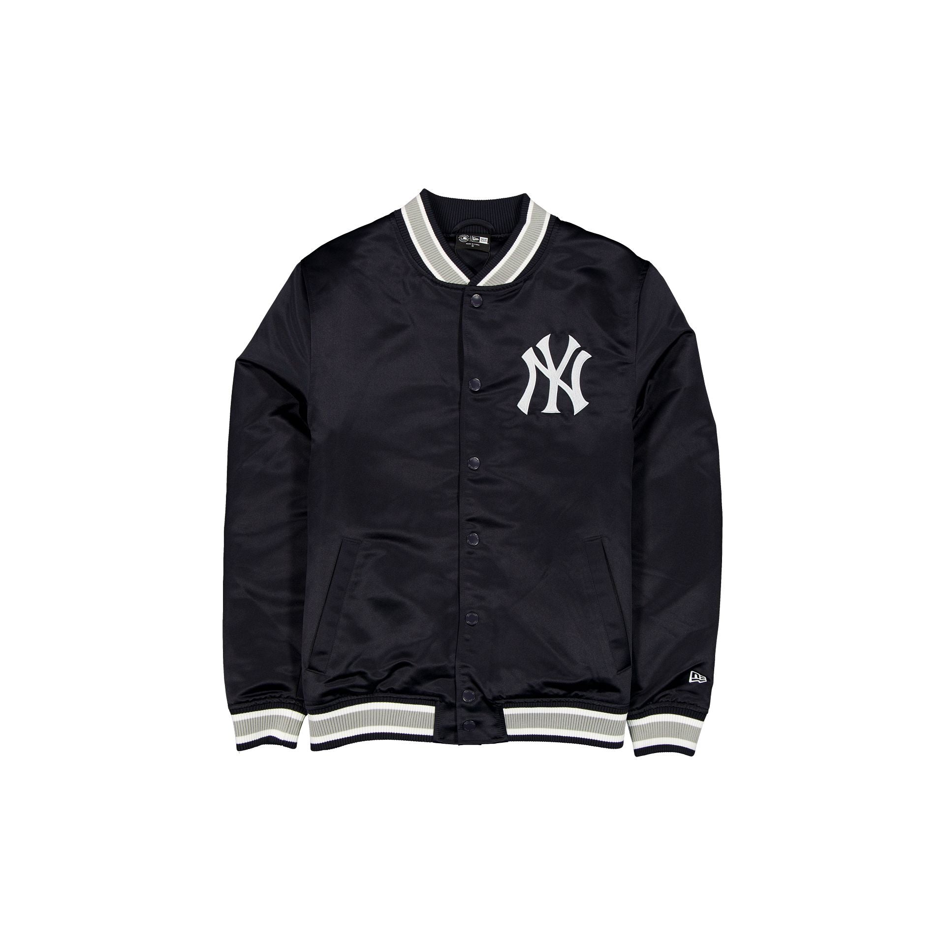 New York Yankees Sport Classics Navy Satin Jacket – New Era Cap