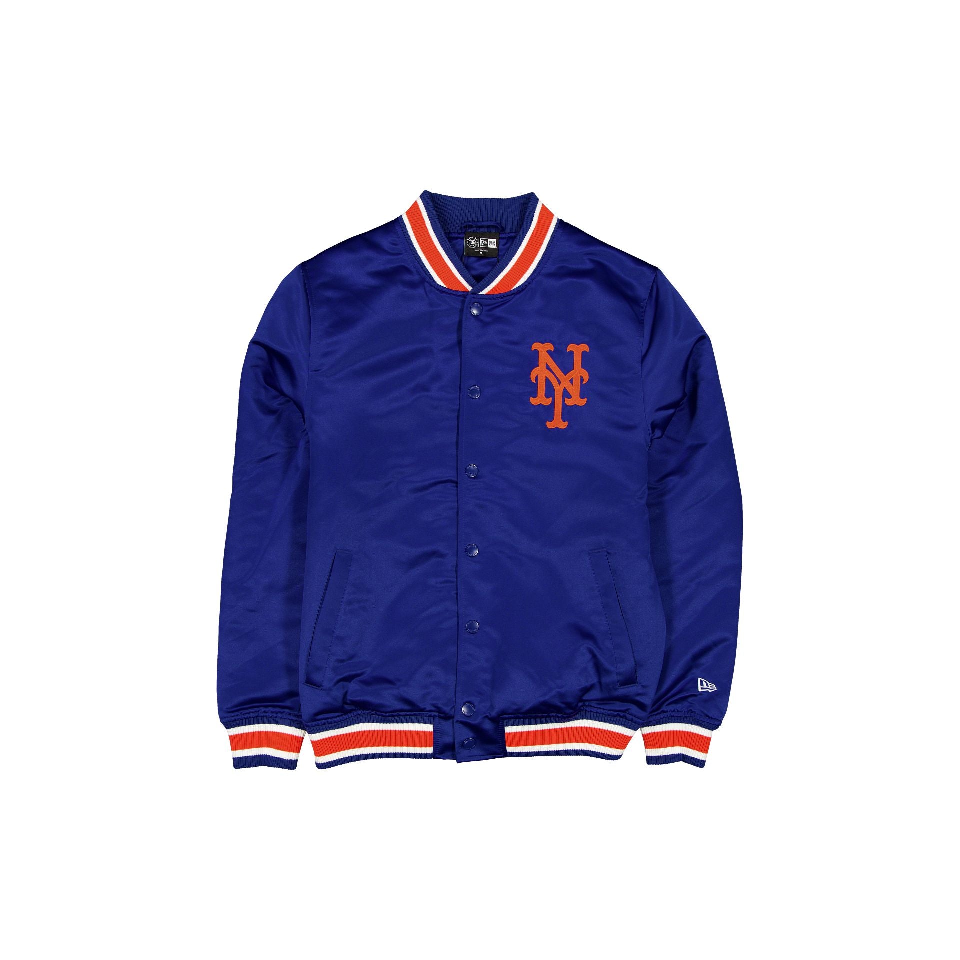 New York Mets Sport Classics Blue Satin Jacket – New Era Cap