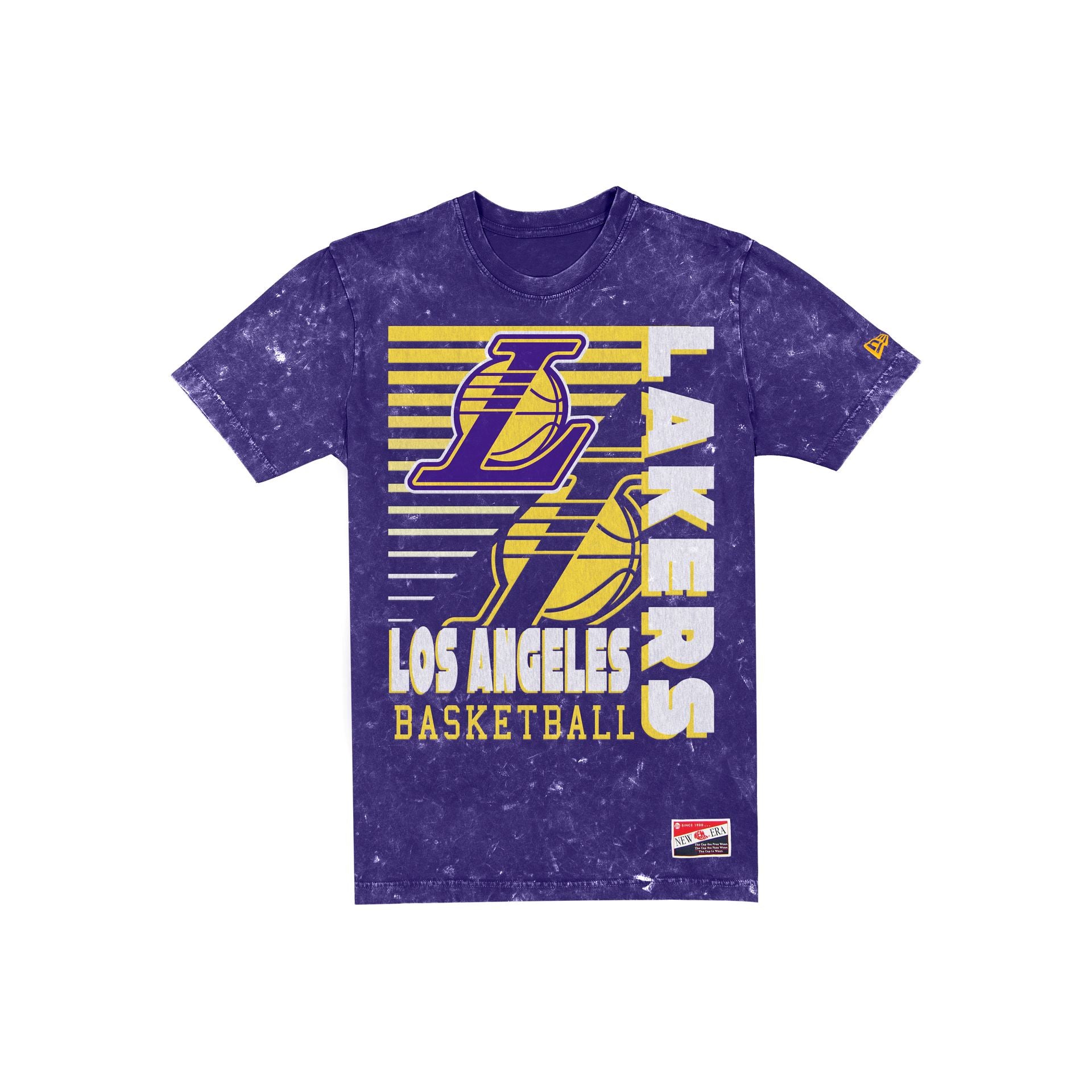 Los Angeles Lakers Throwback Washed T-Shirt – New Era Cap