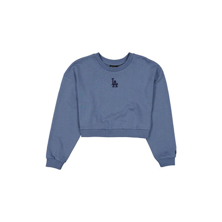 Los Angeles Dodgers League Essential Cropped Blue Women's Crewneck