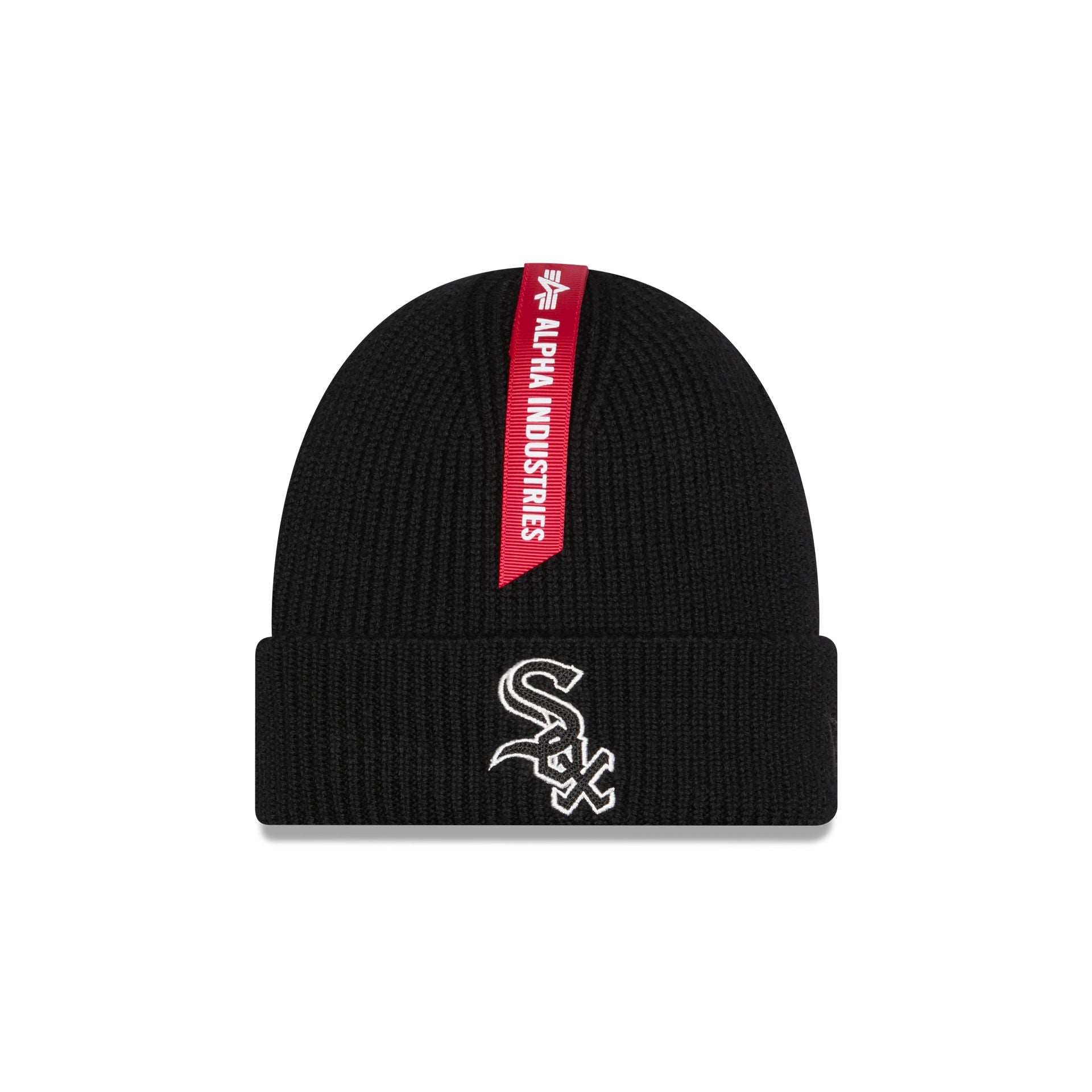 Alpha Industries x Chicago White Sox Black Cuff Knit Hat – New Era Cap
