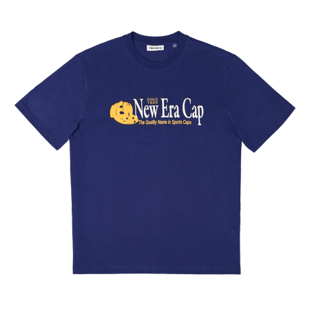 New Era Branded Lock Up '87 Dark Royal T-Shirt