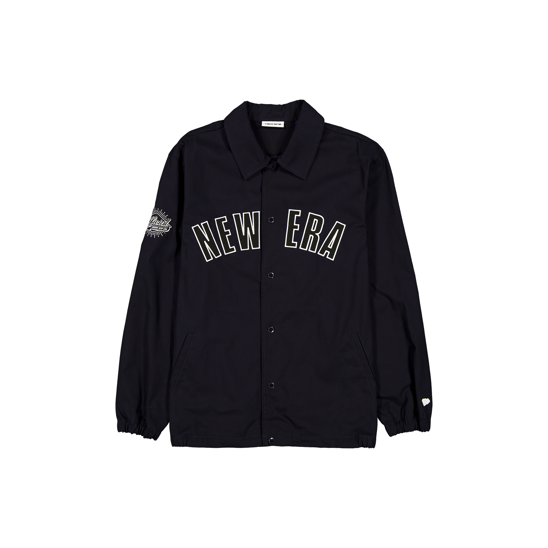 New Era Branded Twill Applique Navy Coaches Jacket – New Era Cap