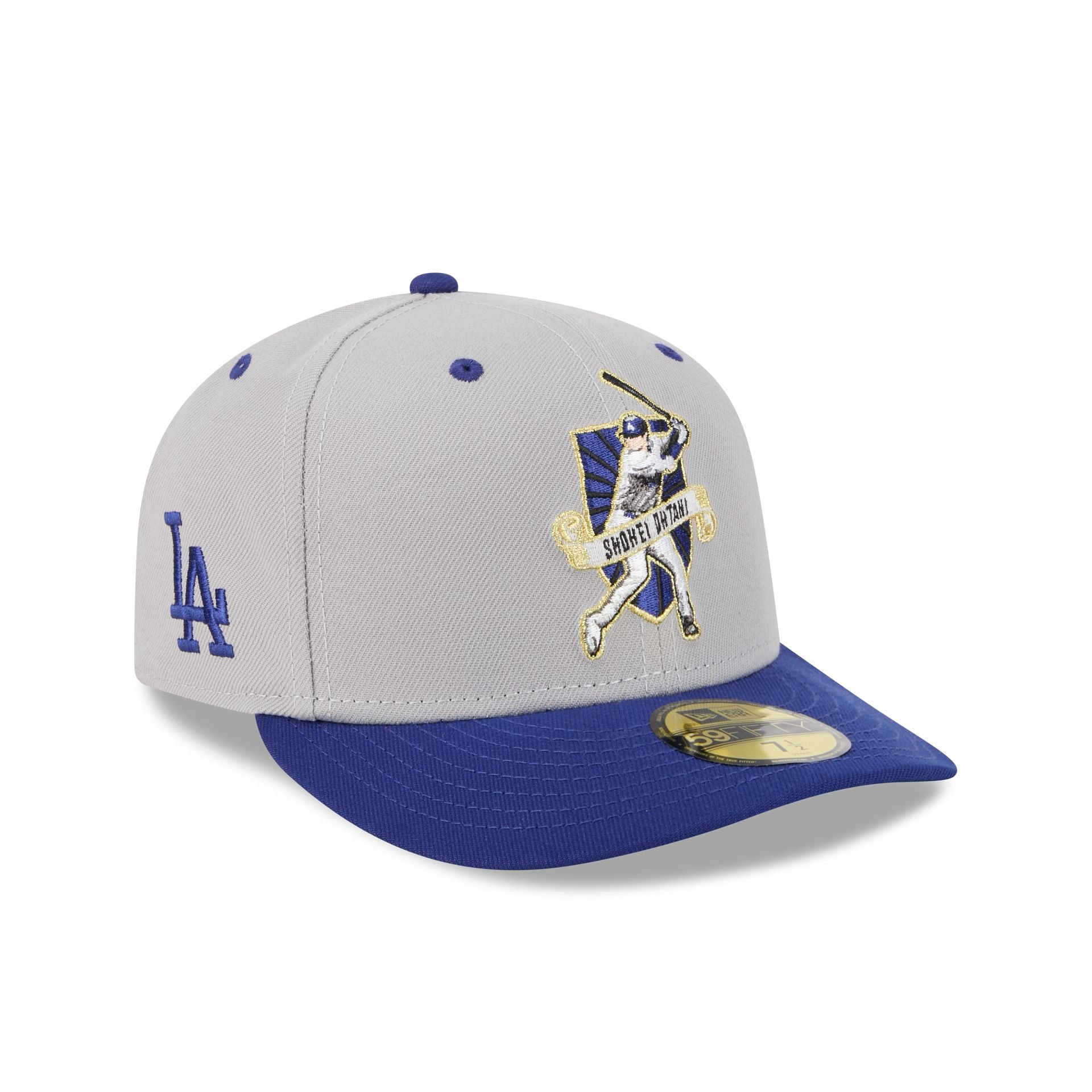 Los Angeles Dodgers Shohei Ohtani Gray 59FIFTY Fitted Hat – New