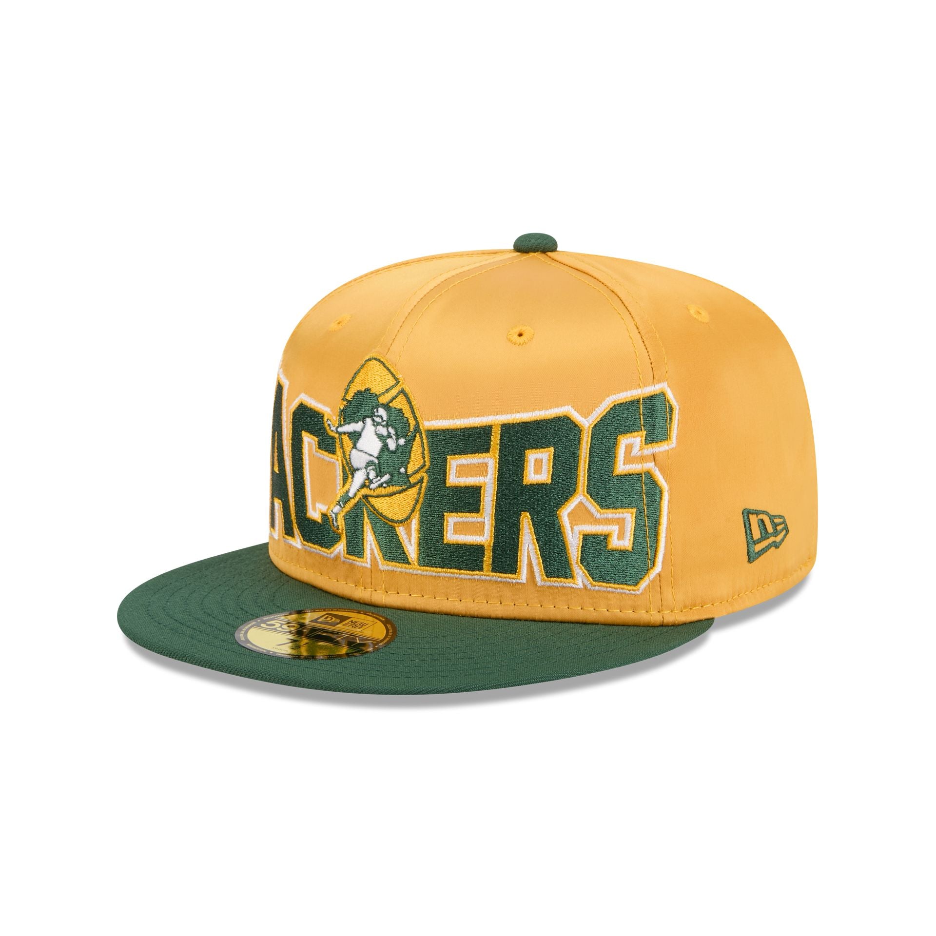 Green Bay Packers Bold Satin 59FIFTY Fitted Hat – New Era Cap