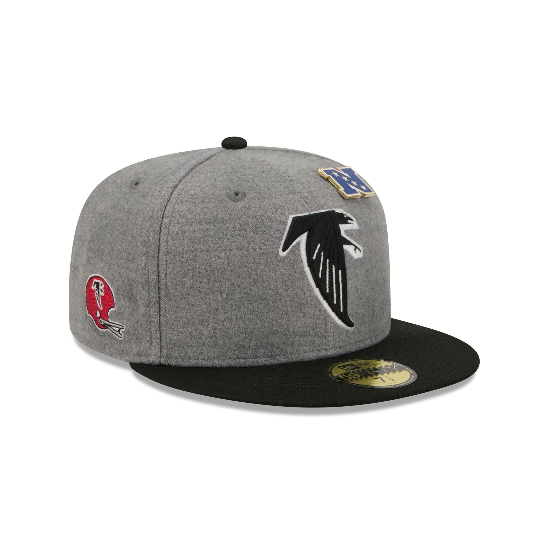 Atlanta Falcons Heather Gray Wool 59FIFTY Fitted Hat – New Era Cap