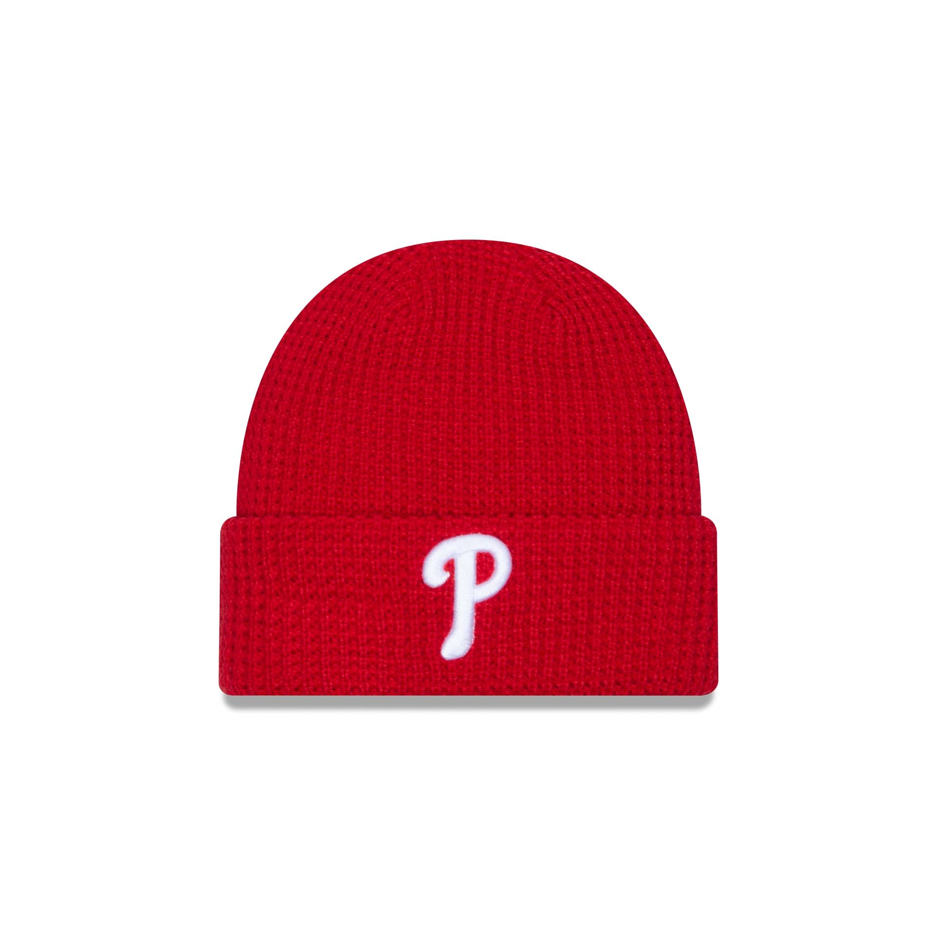 Exclusive New Era Philadelphia Phillies Beanie Cuff Winter Hat New One Of A Kind Philadelphia Phillies Waffle Stitch Knit Beanie Hat – New  main image 3