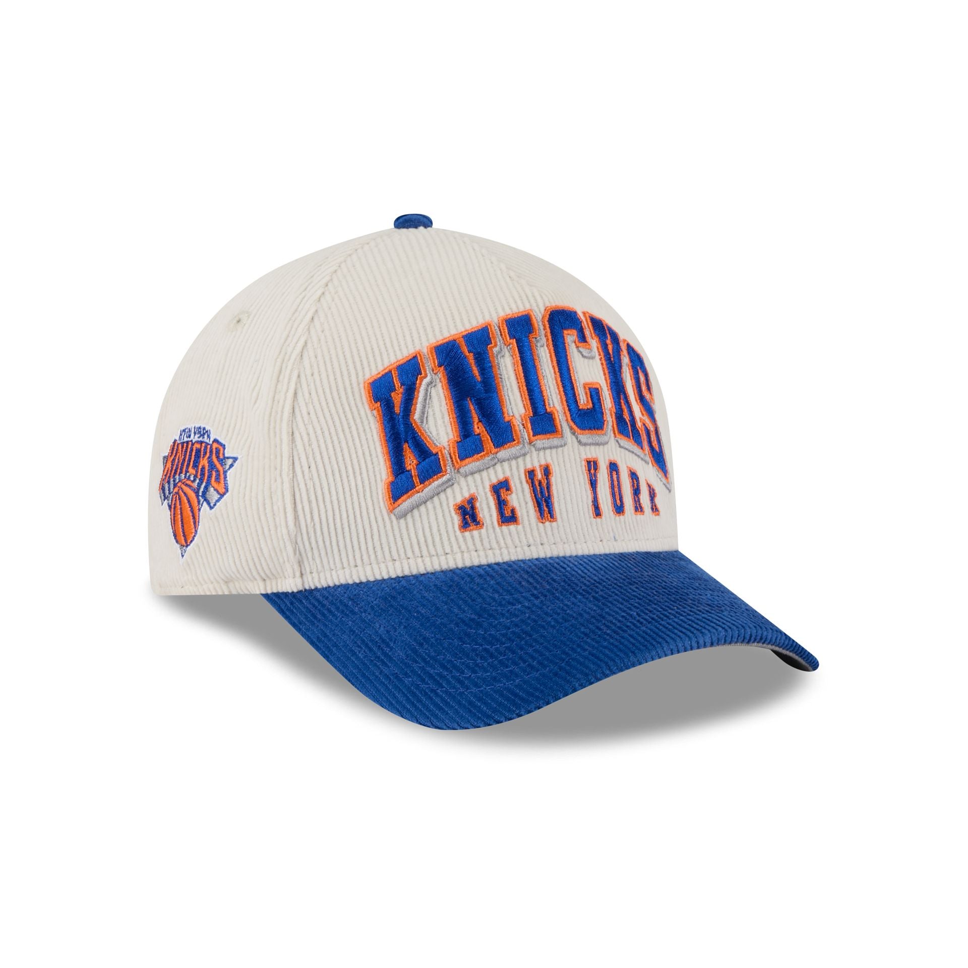 New York Knicks Stacked Corduroy 9FORTY M-Crown A-Frame Snapback