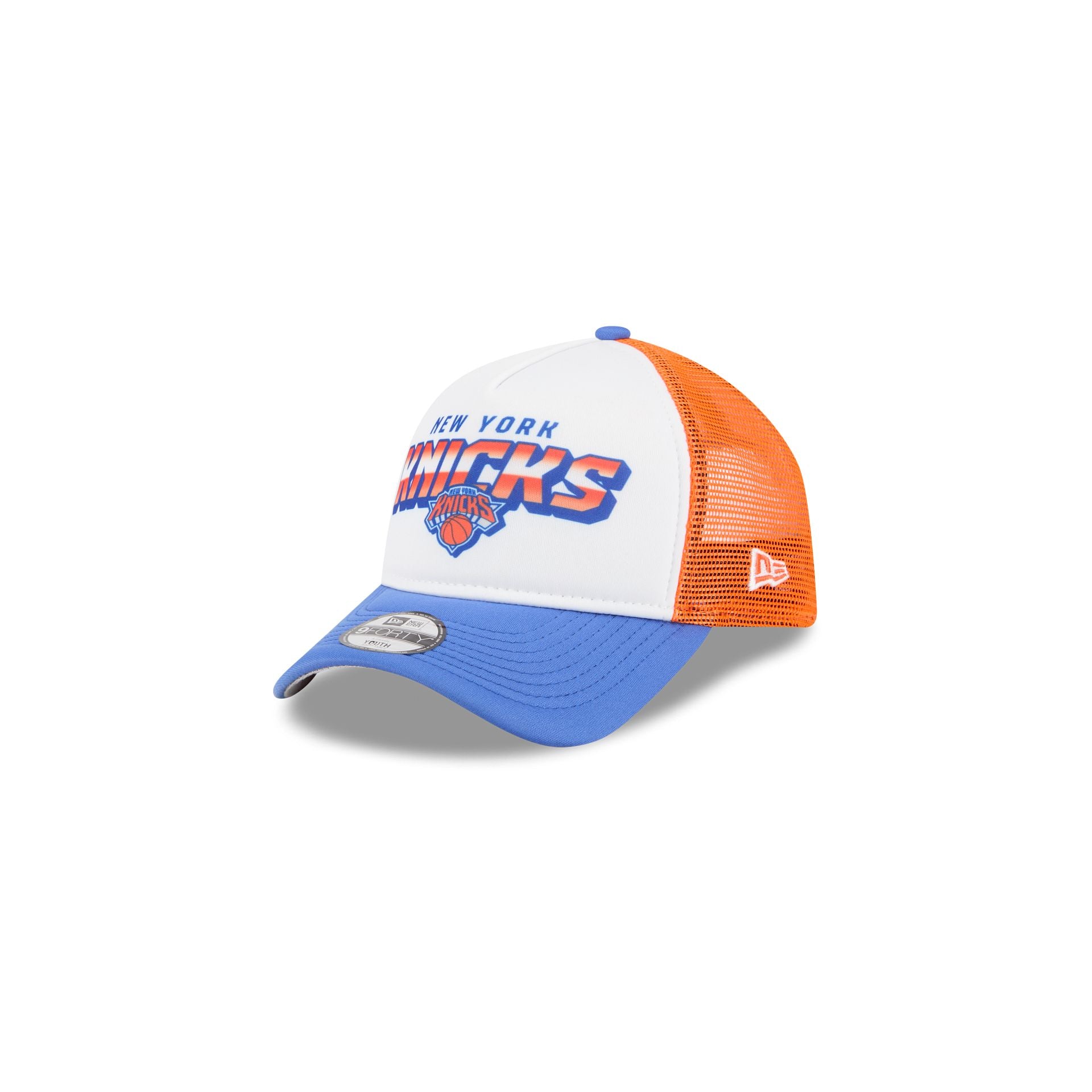 ピカ NEW ERA Youth 9FORTY A-Frame Trucker New York Knicks Shine Kids 9FORTY A-Frame Trucker Hat – New Era Cap
