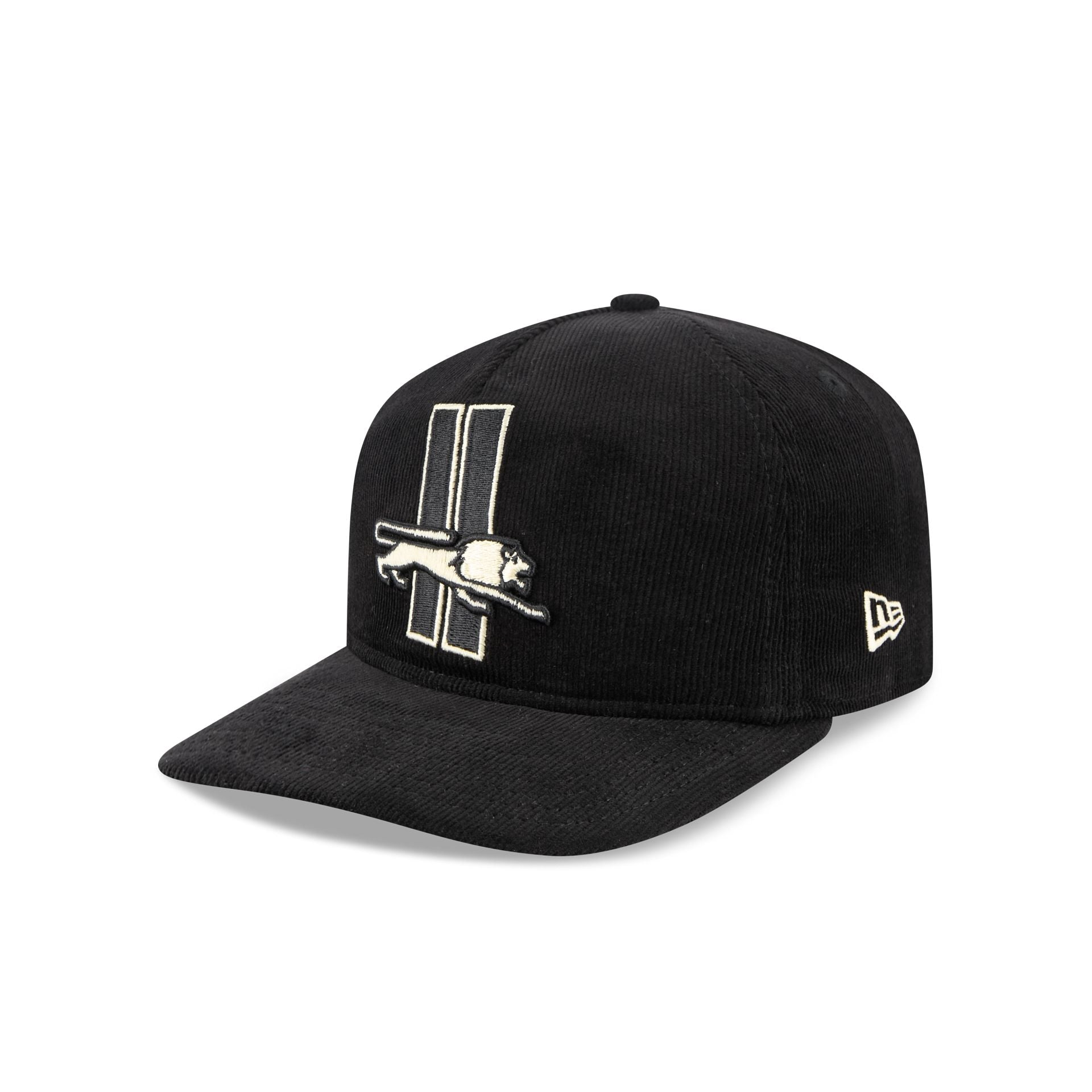 Detroit Lions Nostalgic Black Corduroy 19TWENTY Adjustable Hat