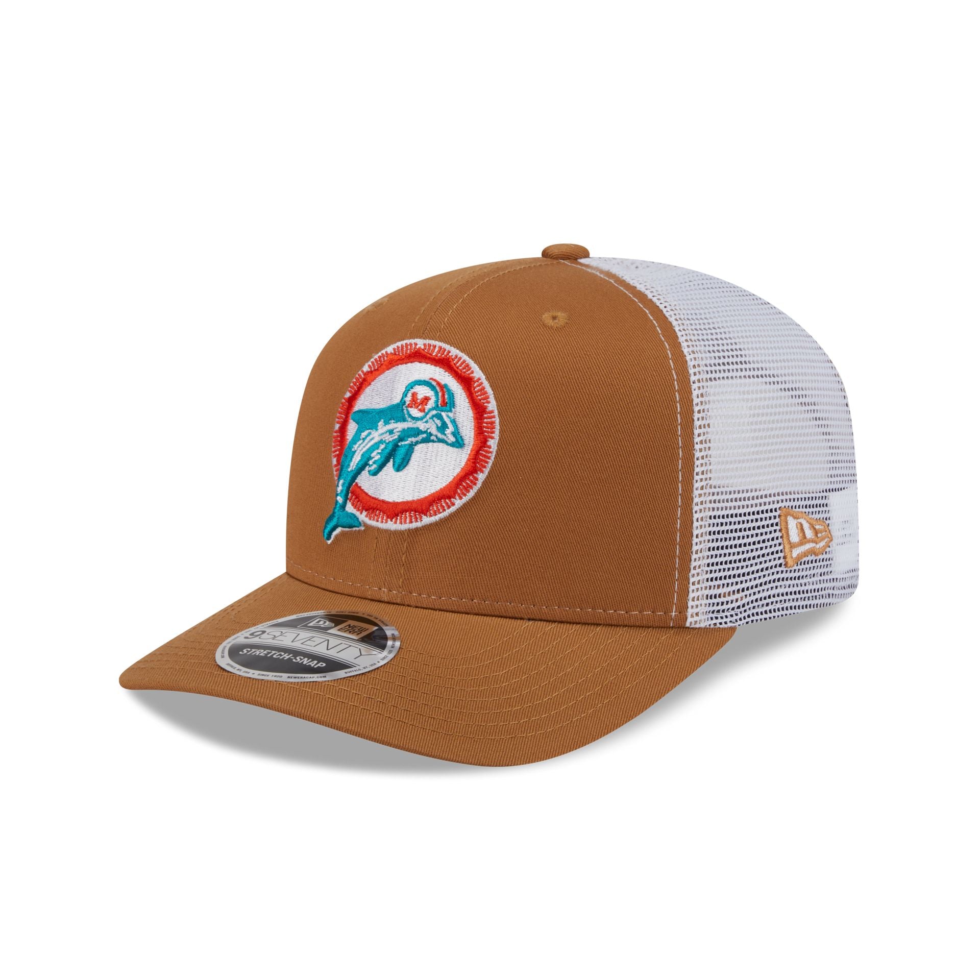 Miami Dolphins Bronze 9SEVENTY Trucker Hat – New Era Cap