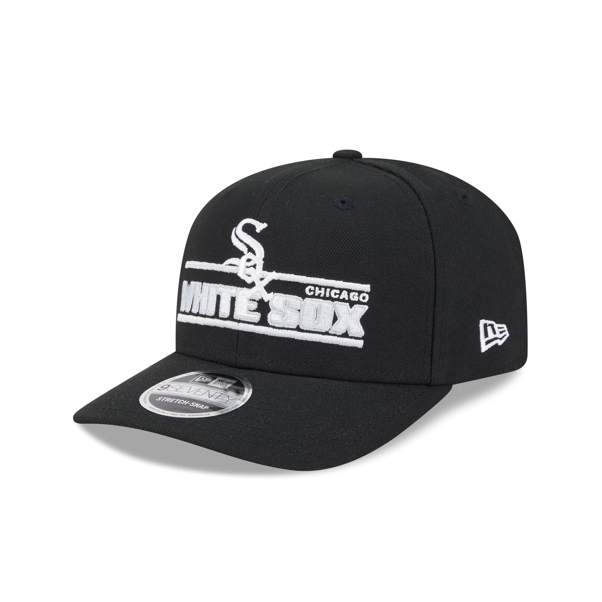 Chicago White Sox Stated 9SEVENTY Stretch-Snap Hat – New Era Cap