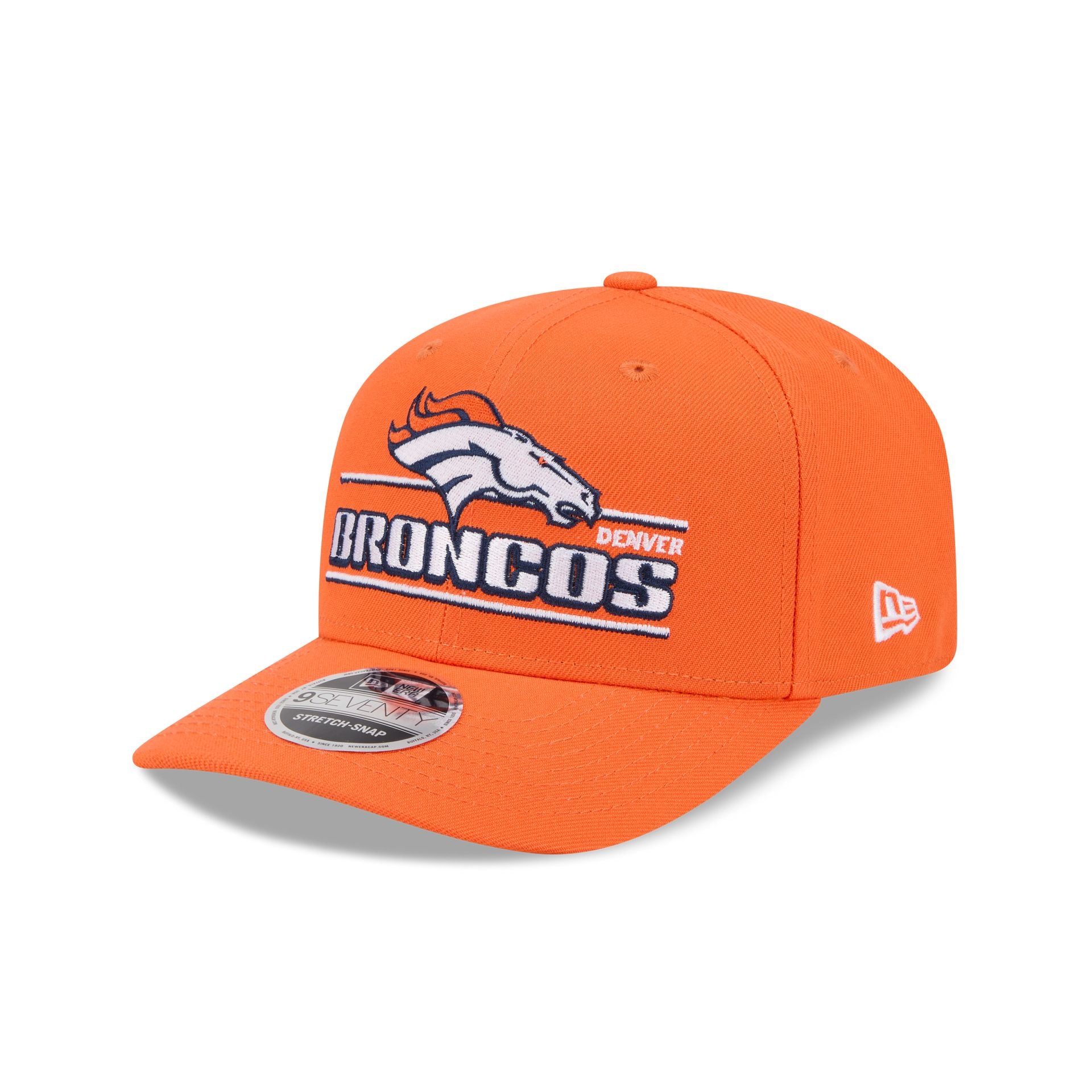 Denver Broncos Stated 9SEVENTY Stretch-Snap Hat – New Era Cap