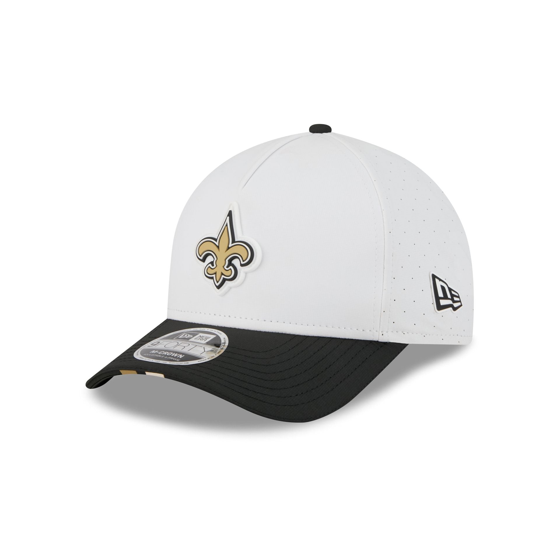 New Orleans Saints 2025 Training 9FORTY M-Crown A-Frame Snapback