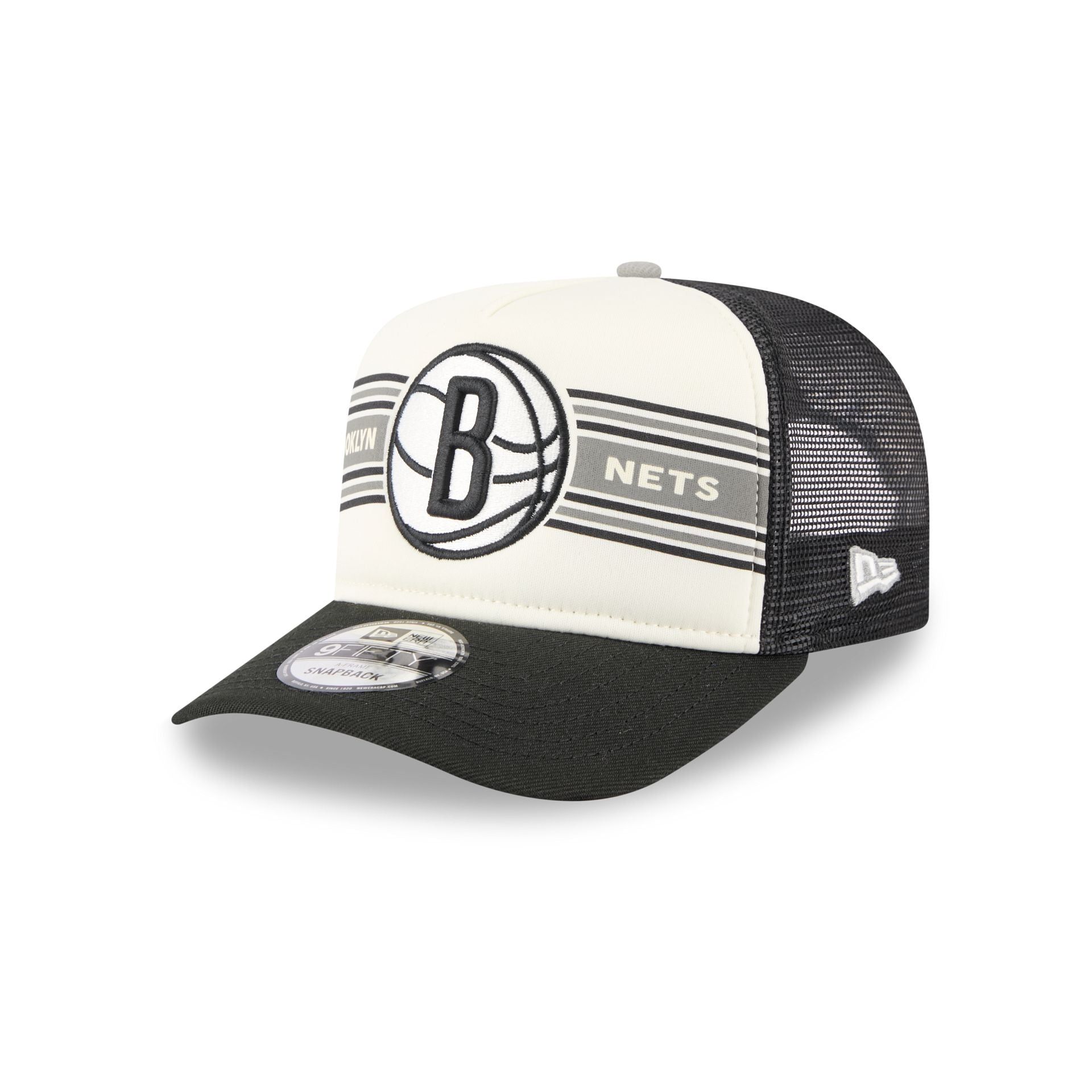 Brooklyn Nets Banner 9FIFTY A-Frame Trucker Hat – New Era Cap