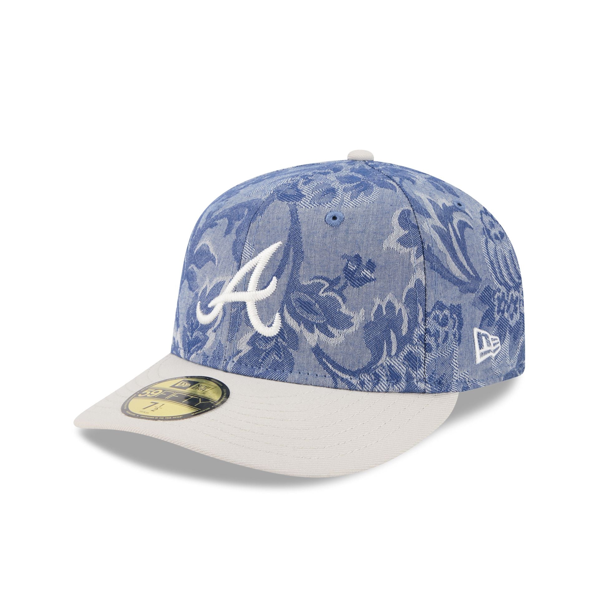Atlanta Braves Two-Tone Denim 59FIFTY Fitted Hat – New Era Cap