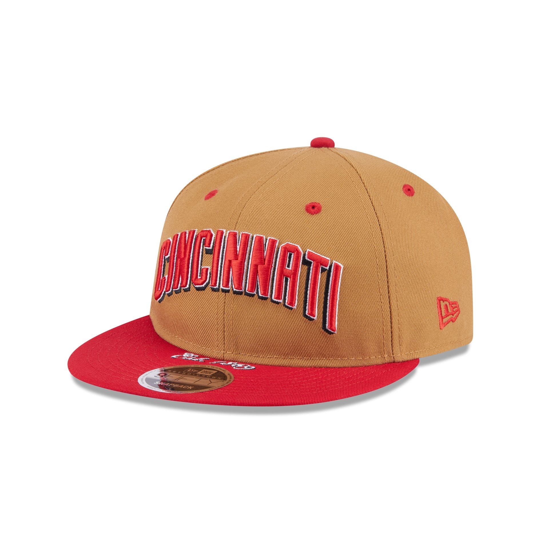NEW ERA 9FIFTY A-FRAME CHROME/BLACK UPSIDE DOWN CINCINNATI REDS SNAPBACK W/ STADIUM SIDE PATCH NEW ERA 9FIFTY A-FRAME CHROME/BLACK UPSIDE DOWN CINCINNATI REDS SNAPBACK W/ STADIUM SIDE PATCH