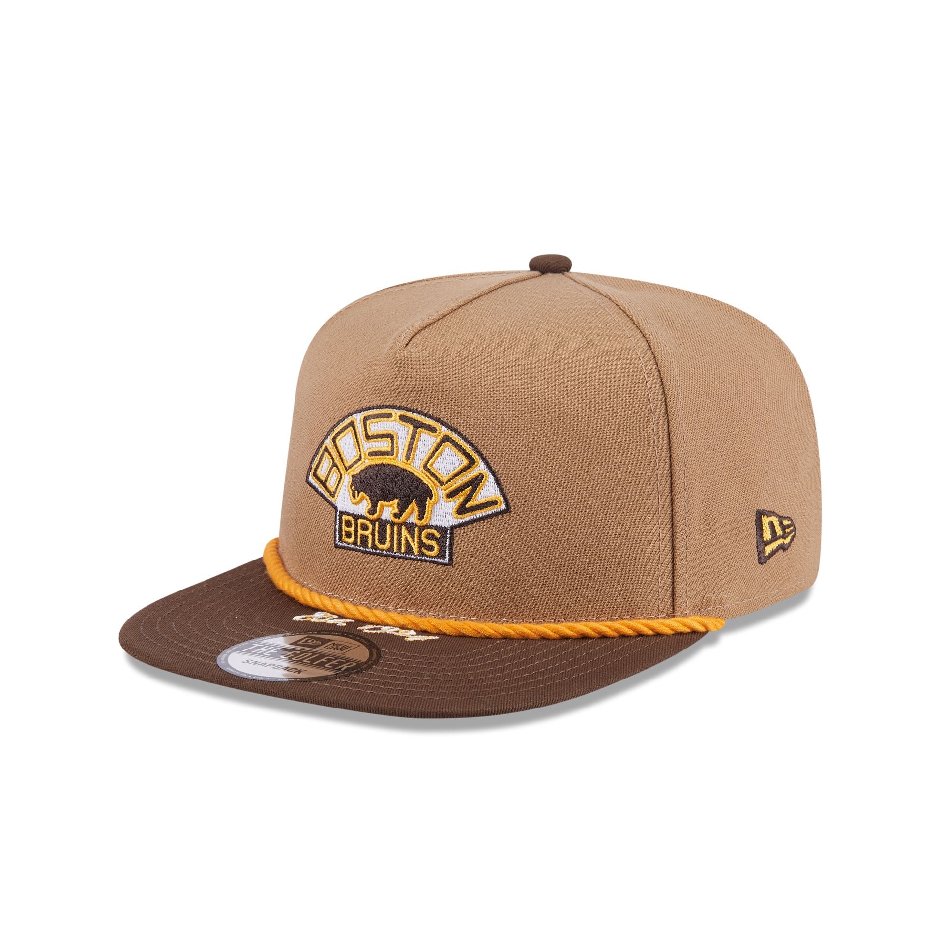 Boston Bruins Khaki Rope Golfer Hat – New Era Cap