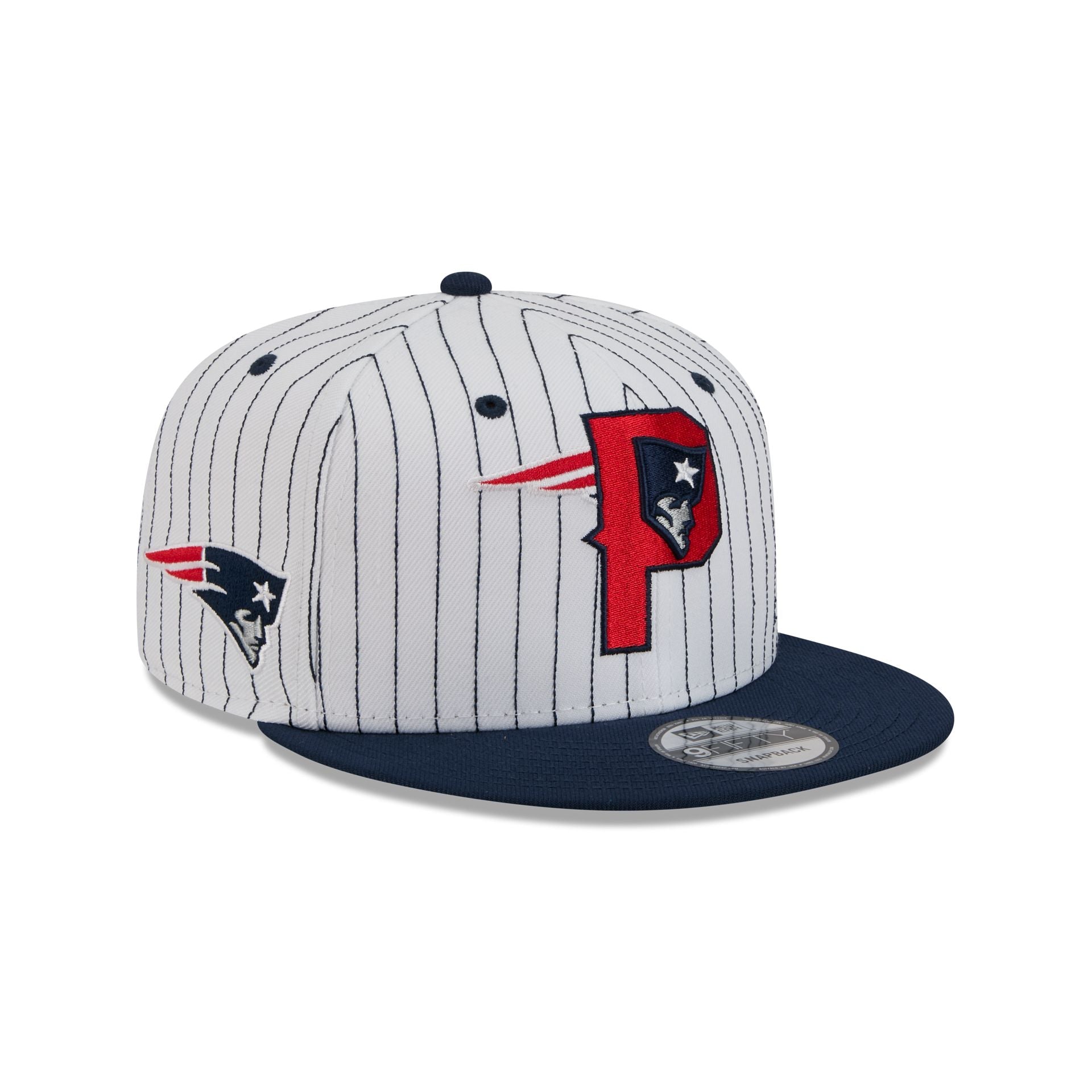 New England Patriots Deceptor Pinstripe 9FIFTY Snapback Hat – New
