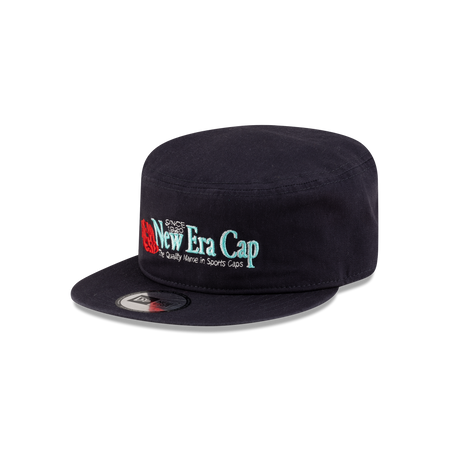 New Era Branded Navy Painter Elastic Back Hat