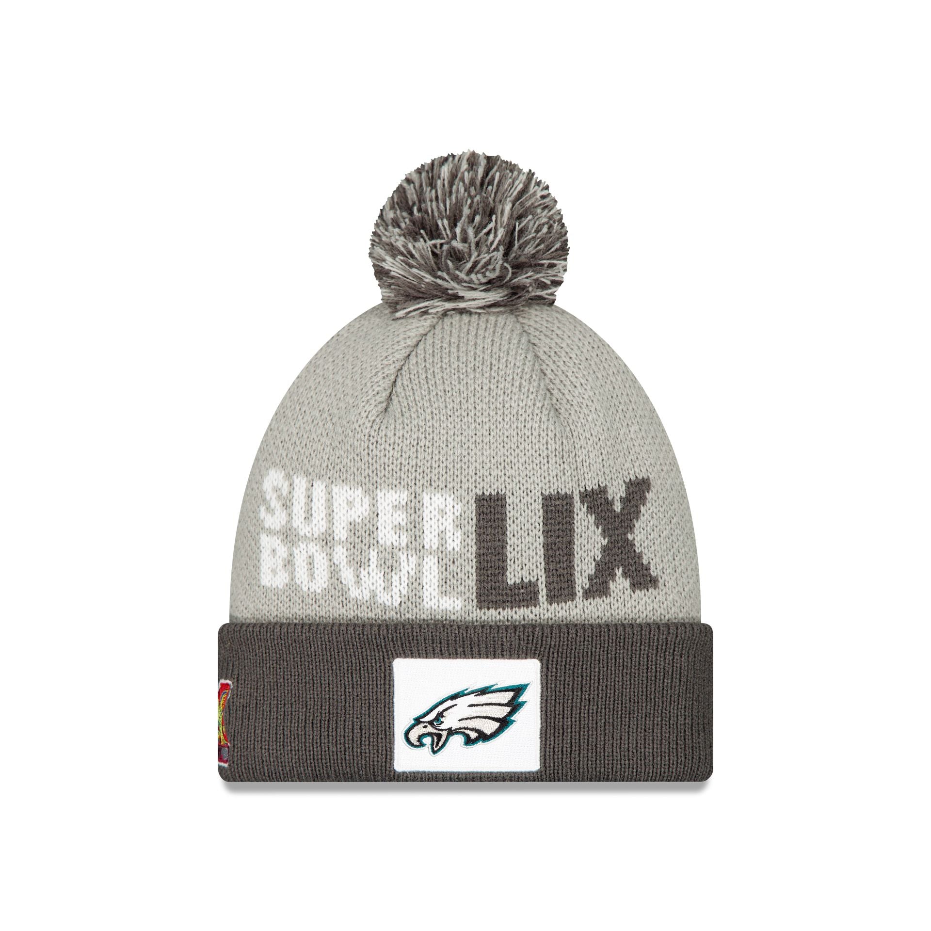 Philadelphia Eagles Super Bowl LIX Sideline Pom Knit Hat – New Era Cap