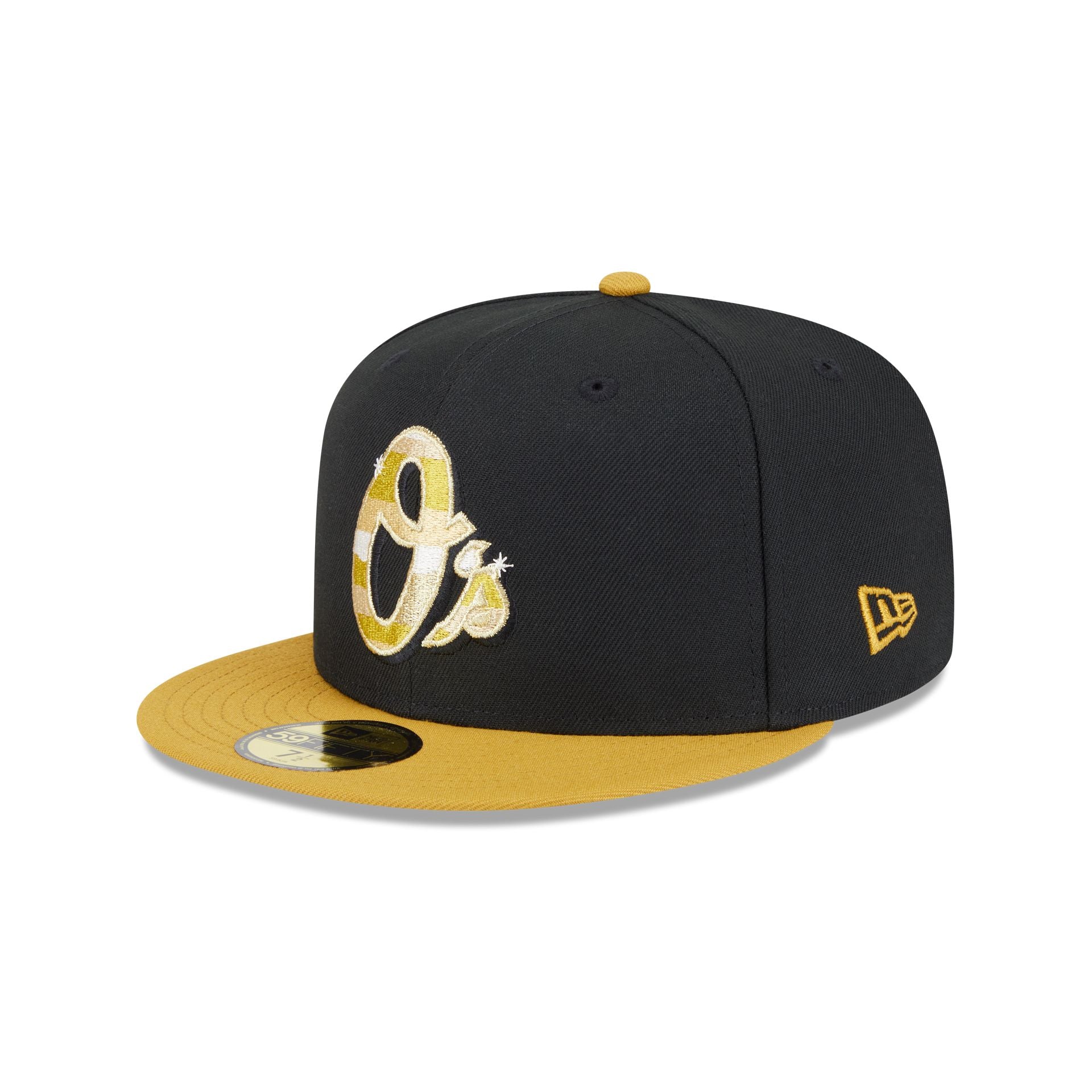 Baltimore Orioles Metallic Gold Logo 59FIFTY Fitted Hat – New Era Cap