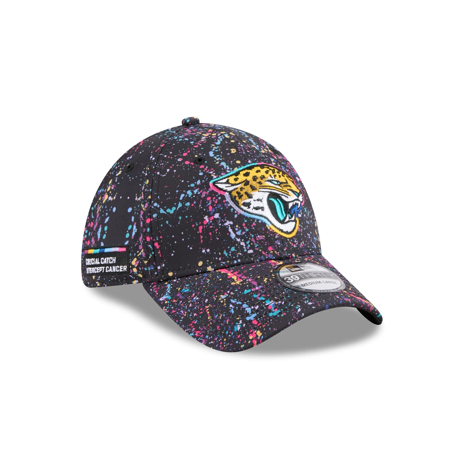 Jacksonville Jaguars 2025 Crucial Catch 39THIRTY Stretch Fit 