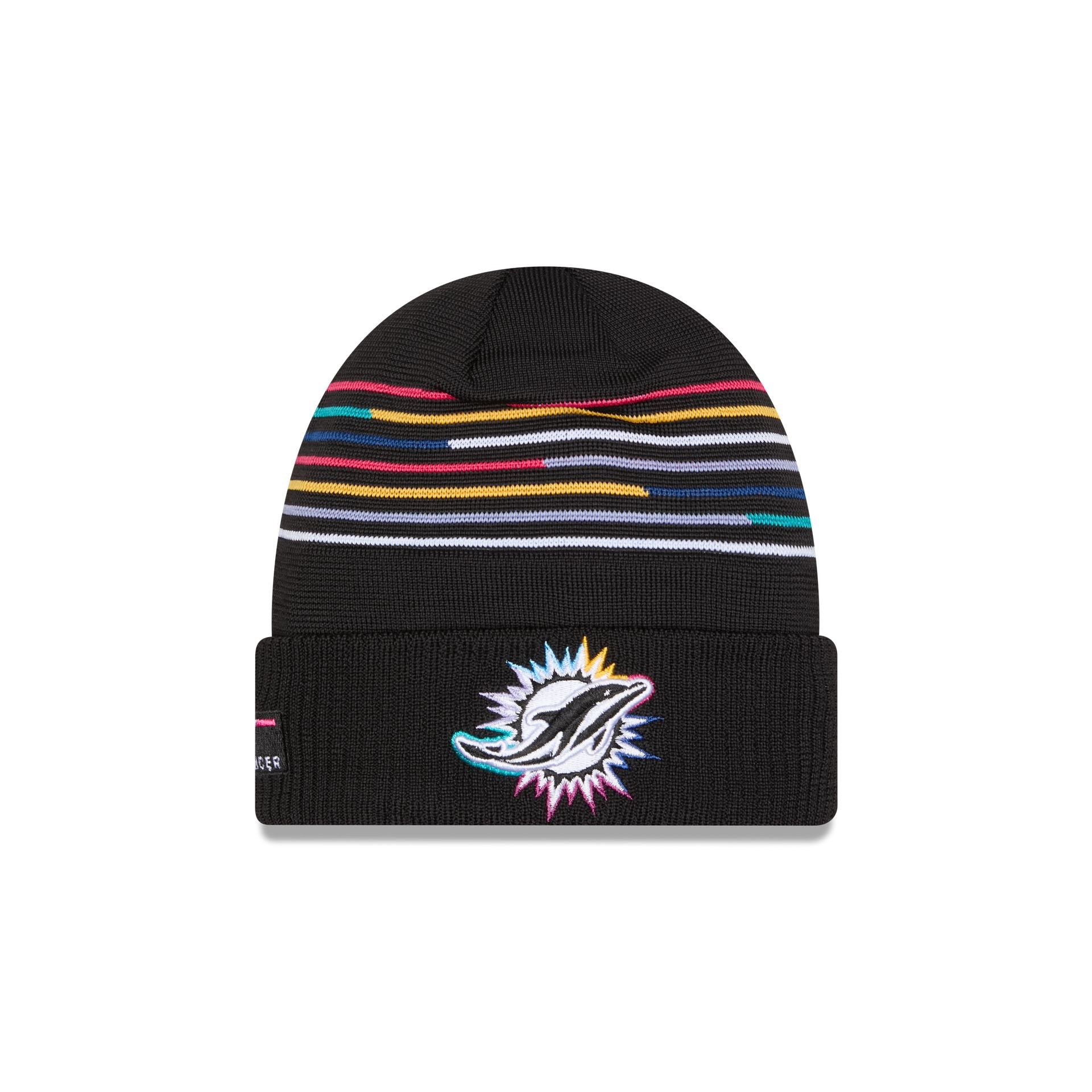 Miami Dolphins 2025 Crucial Catch Cuff Knit Hat – New Era Cap