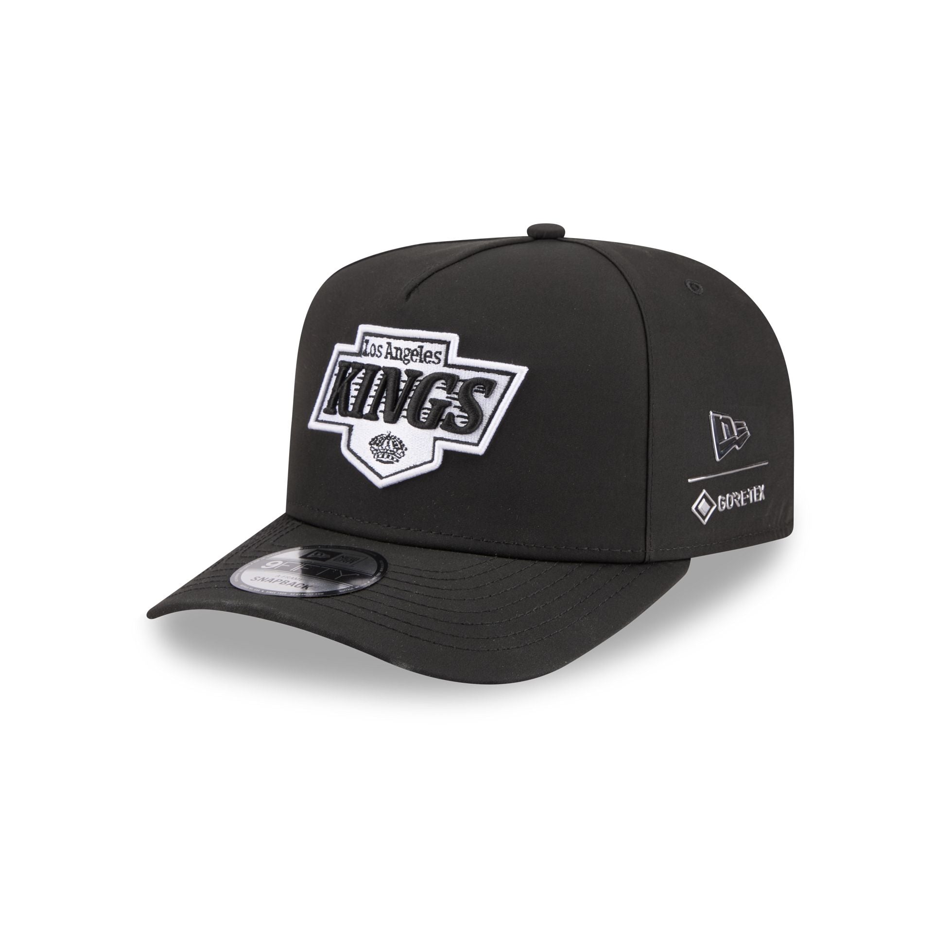 Los Angeles Kings GORE-TEX Black 9FIFTY A-Frame Snapback Hat – New
