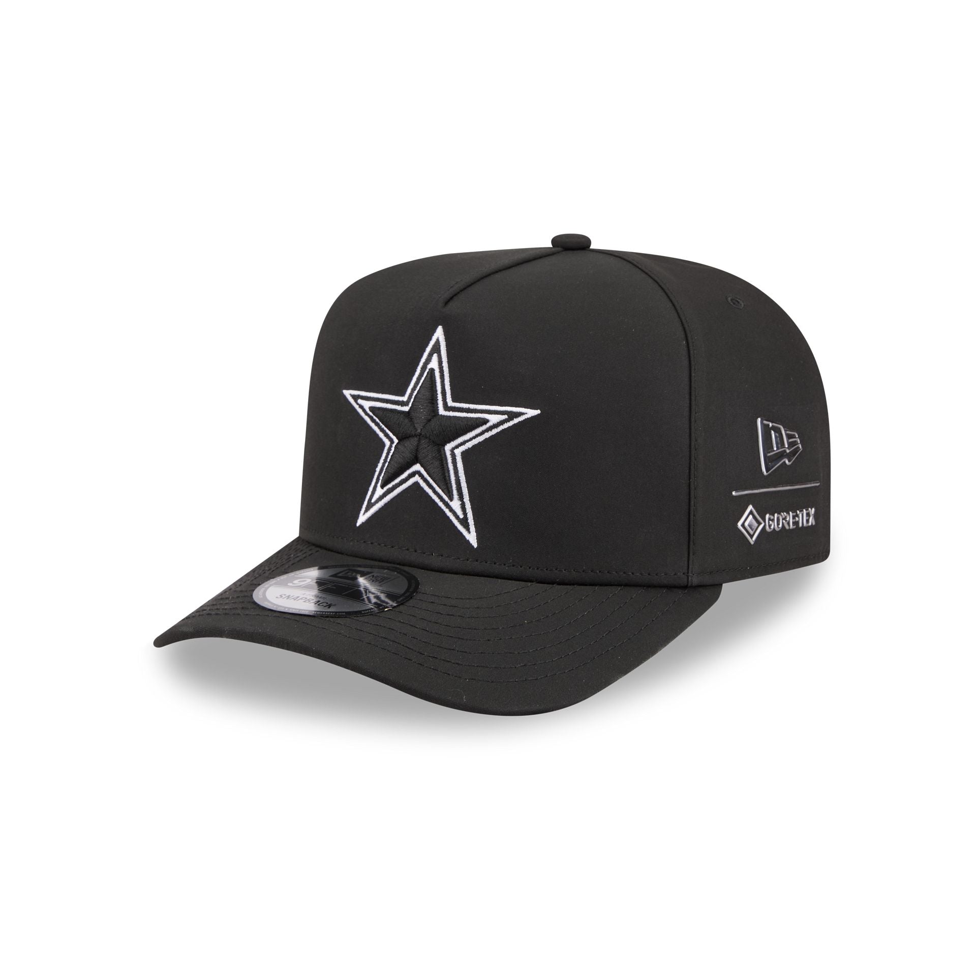 Dallas Cowboys GORE-TEX Black 9FIFTY A-Frame Snapback Hat – New