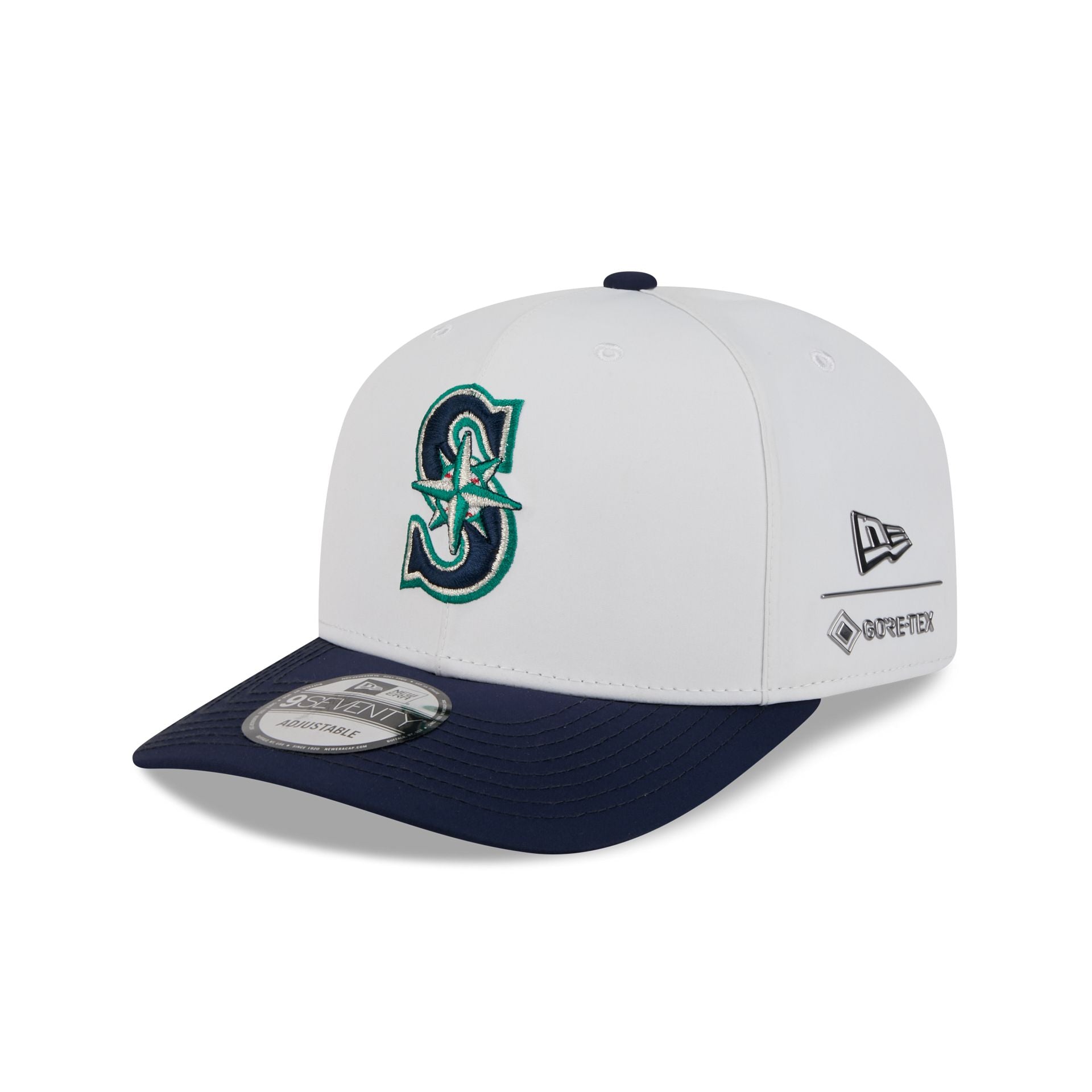 Seattle Mariners GORE-TEX White 9SEVENTY Stretch-Snap Hat – New