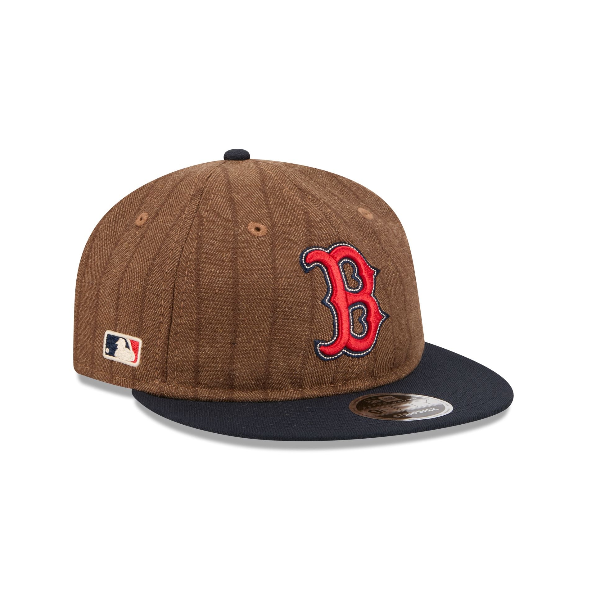 Boston Red Sox Three Looms Wool Pinstripe Retro Crown 9FIFTY