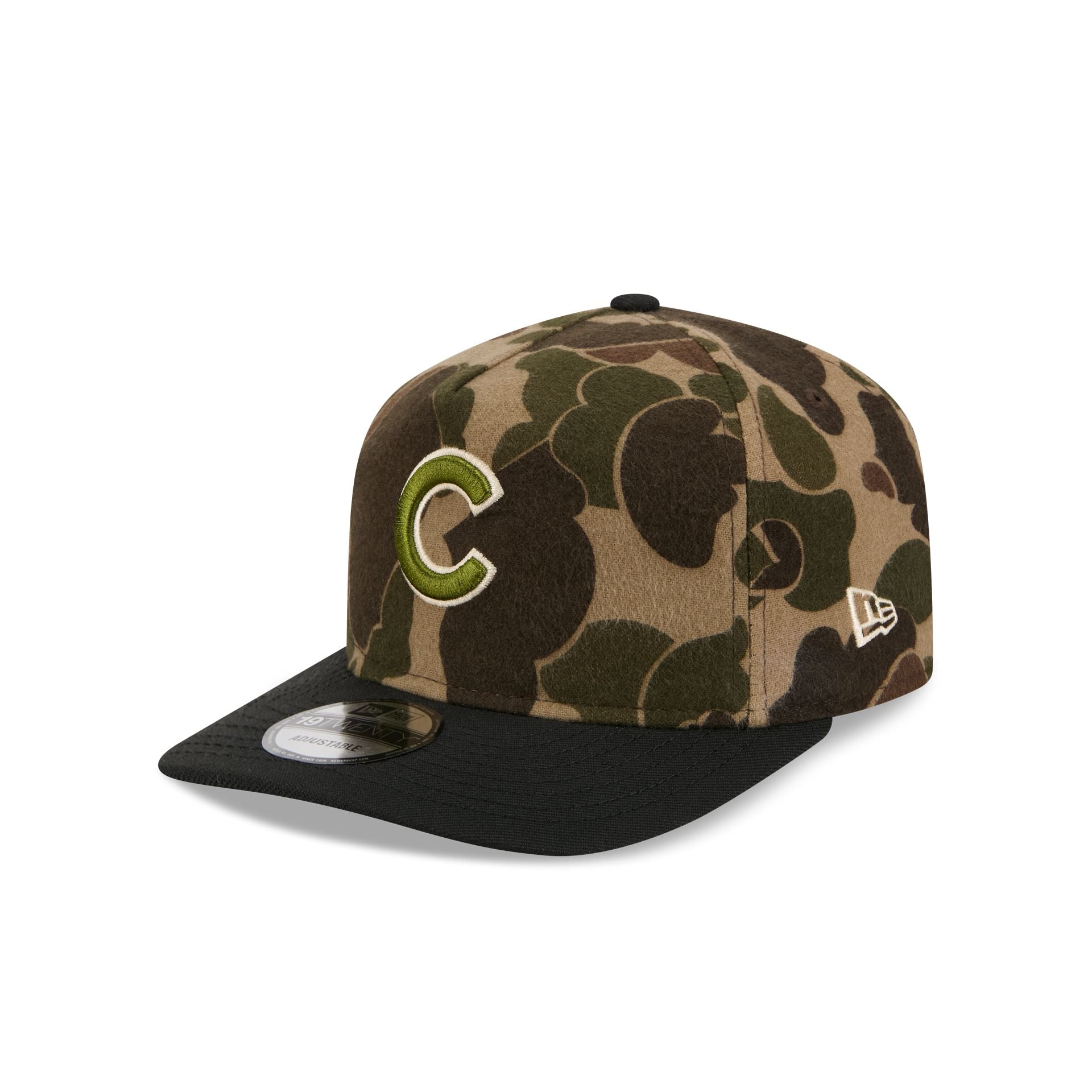 Rare Chicago Cubs Camo Adjustable Baseball Hat Chicago Cubs New Era Women main image 2