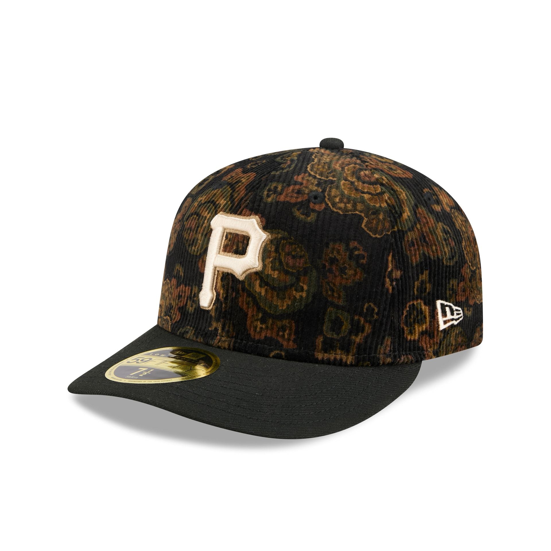 Pittsburgh Pirates Three Looms Floral Cord Low Profile 59FIFTY