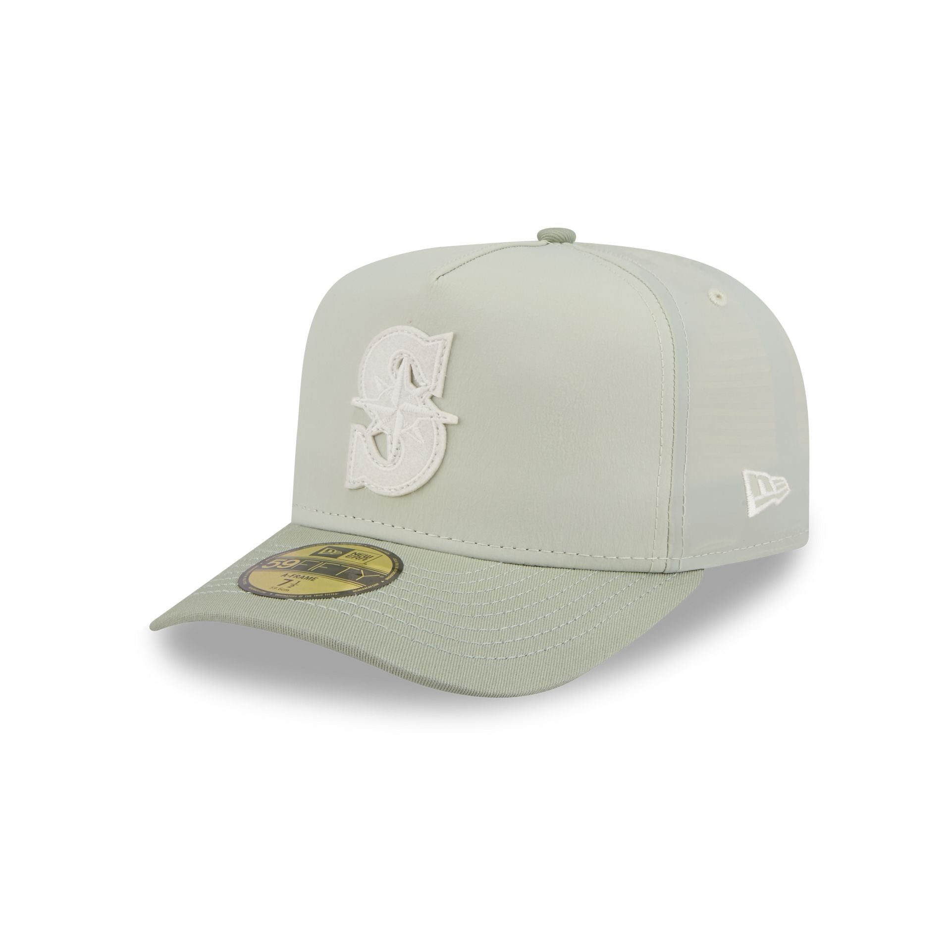 Seattle Mariners Crinkle 59FIFTY A-Frame Fitted Hat – New Era Cap
