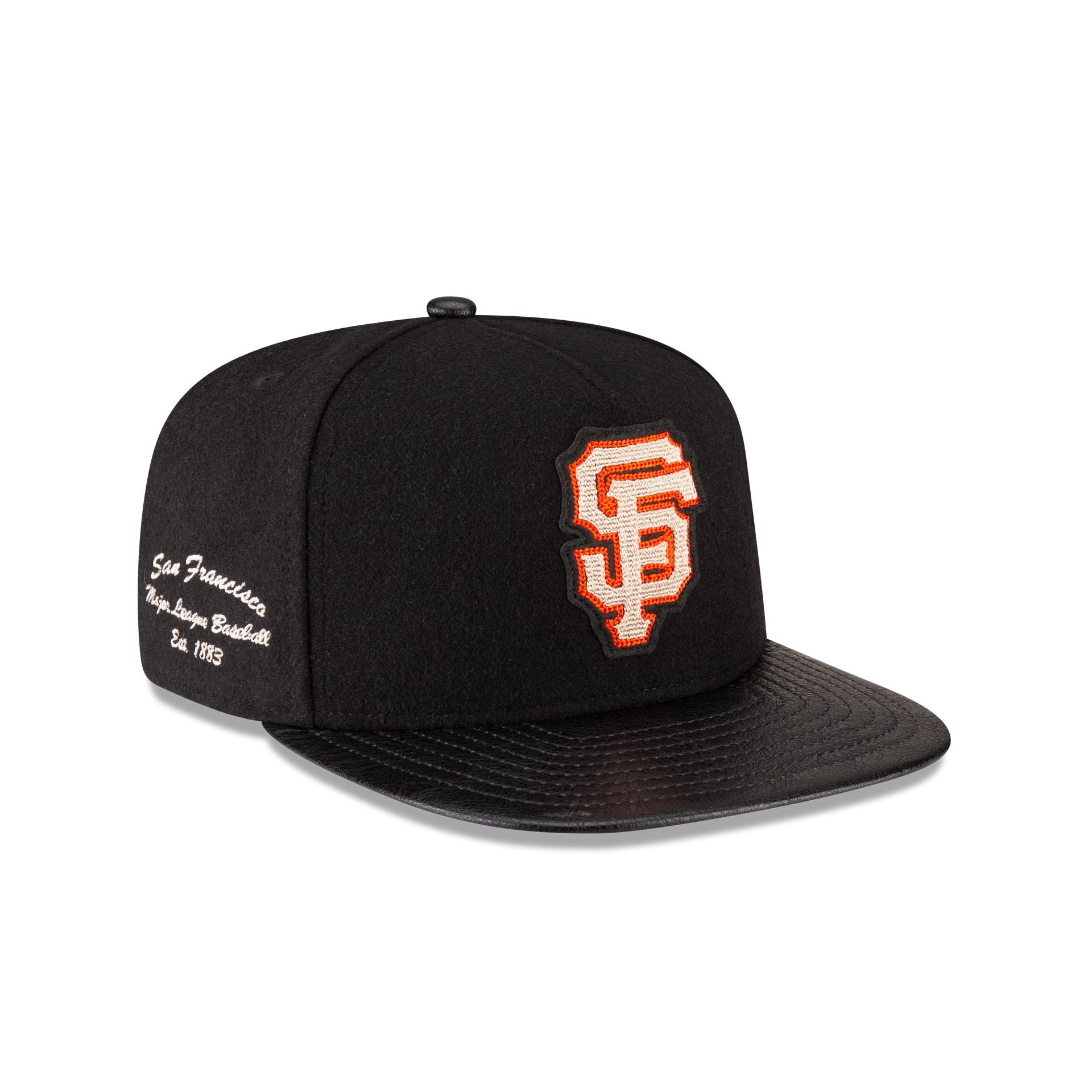 San Francisco Giants Wool Letterman 9FIFTY A-Frame Snapback Hat Cap