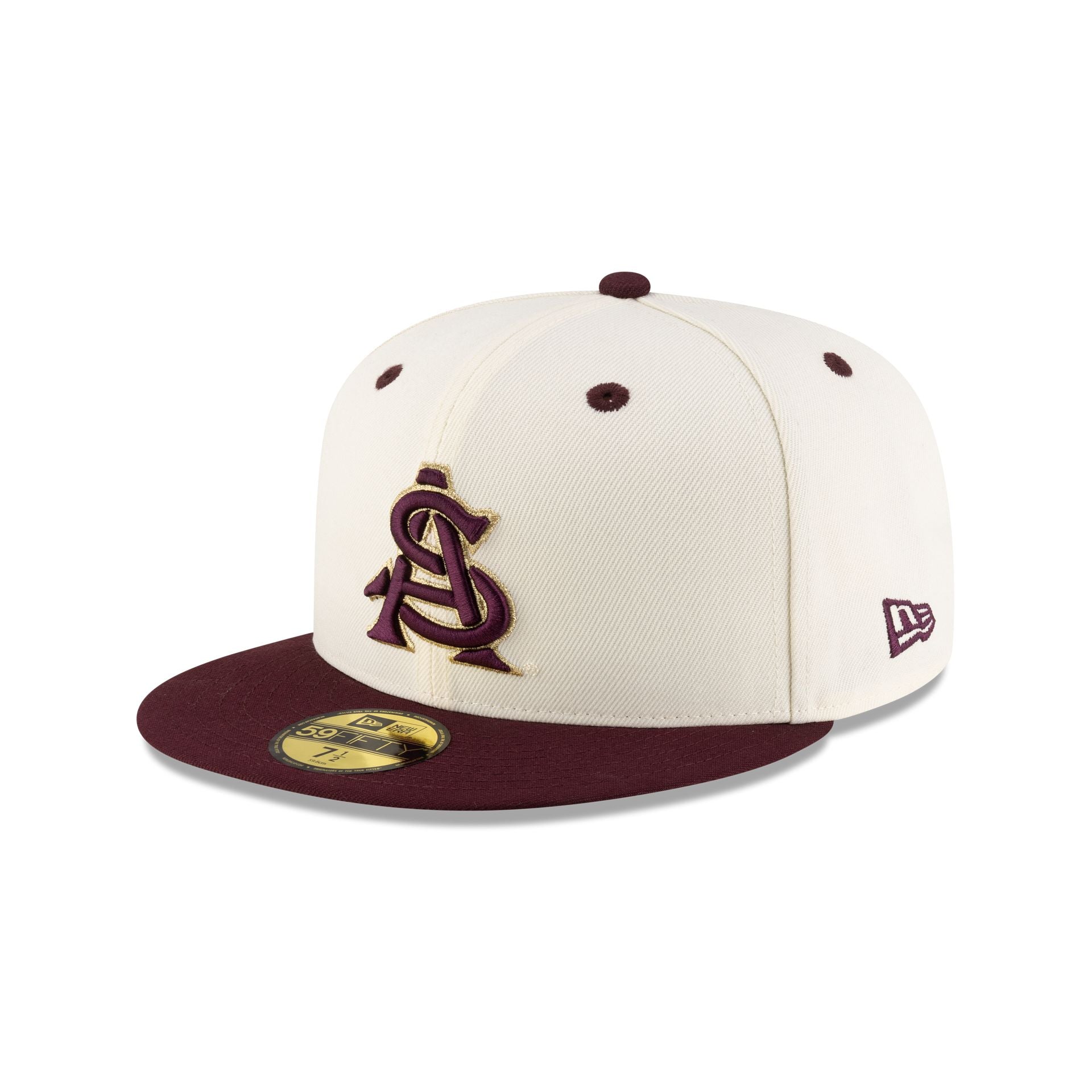 Arizona State Sun Devils Chrome White 59FIFTY Fitted Hat – New Era Cap