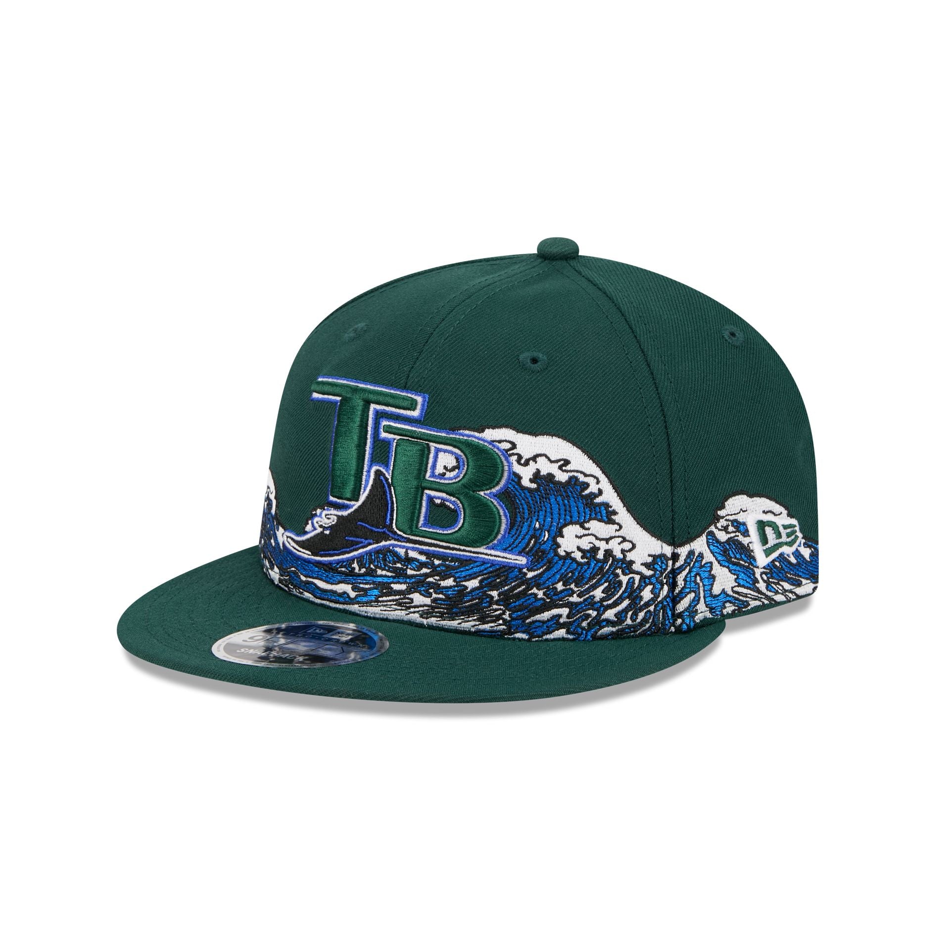 Tampa Bay Rays Tidal Flow Retro Crown 9FIFTY Adjustable Hat – New