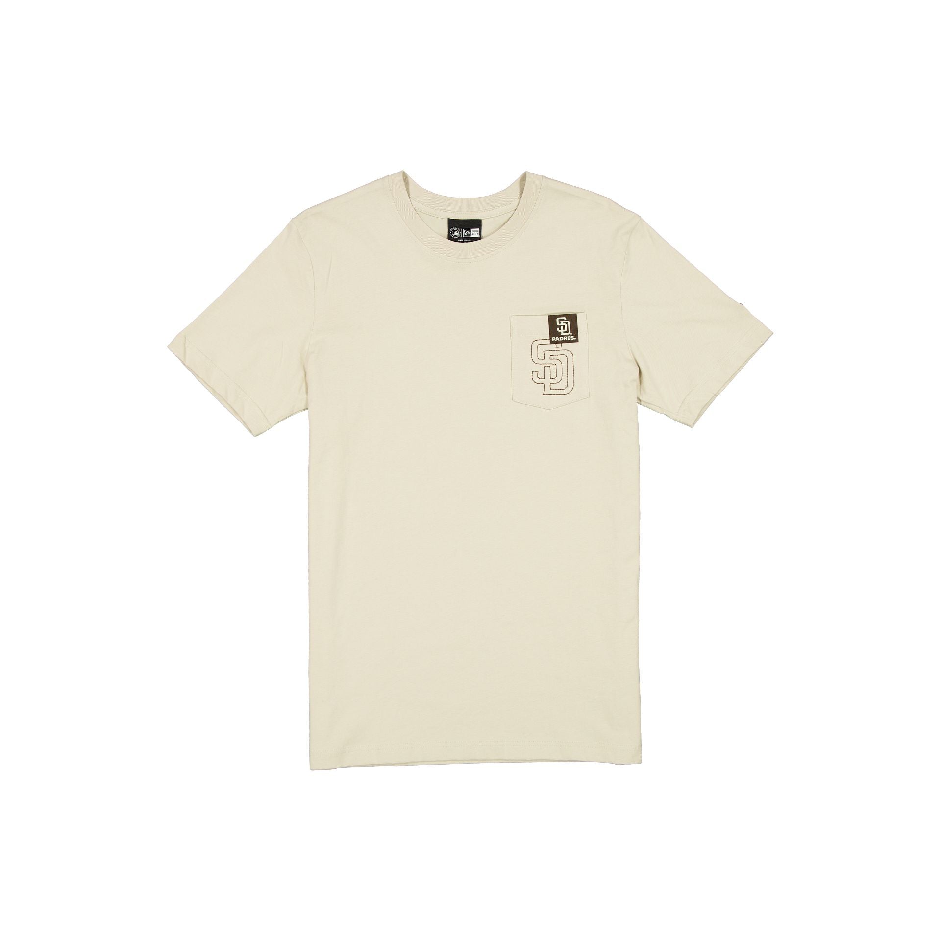 トップス SD Tech Dry Active Logo Pocket T San Diego Padres Quilted Stone Pocket T-Shirt – New Era Cap